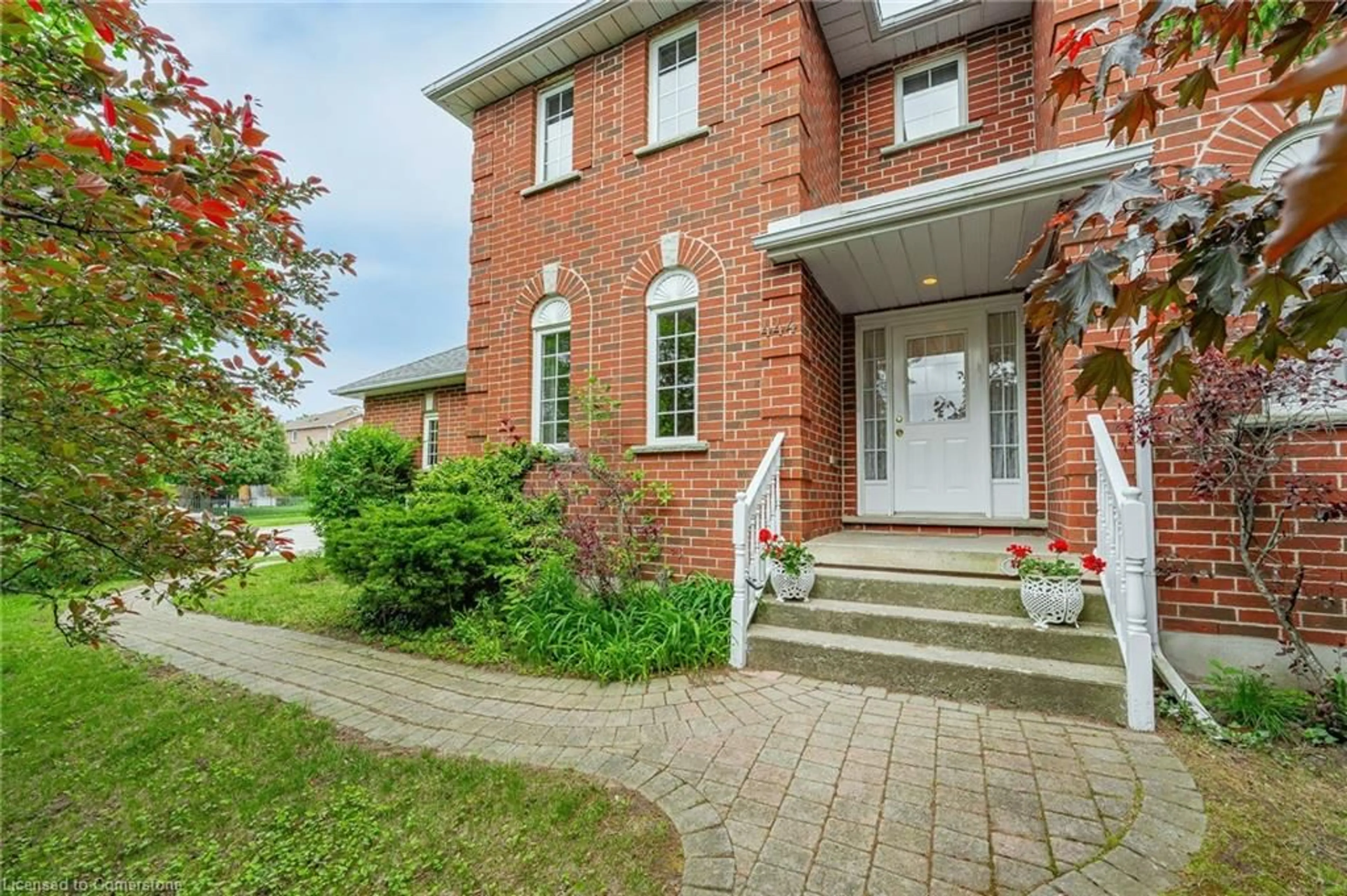Home with brick exterior material, street for 444 Burnett Dr, Cambridge Ontario N1T 1L3