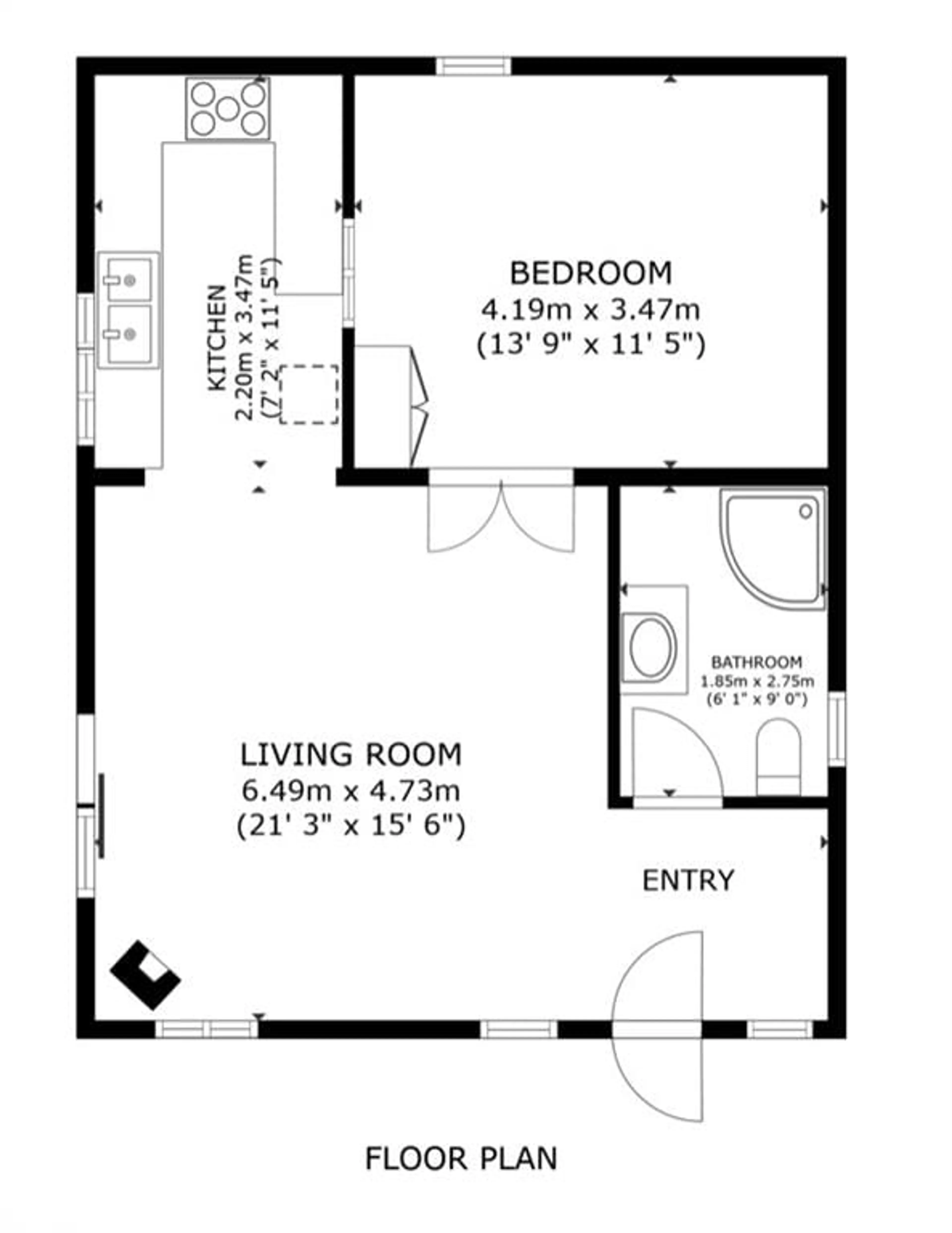 Floor plan for 324 County Road 24, Bobcaygeon Ontario K0M 1A0