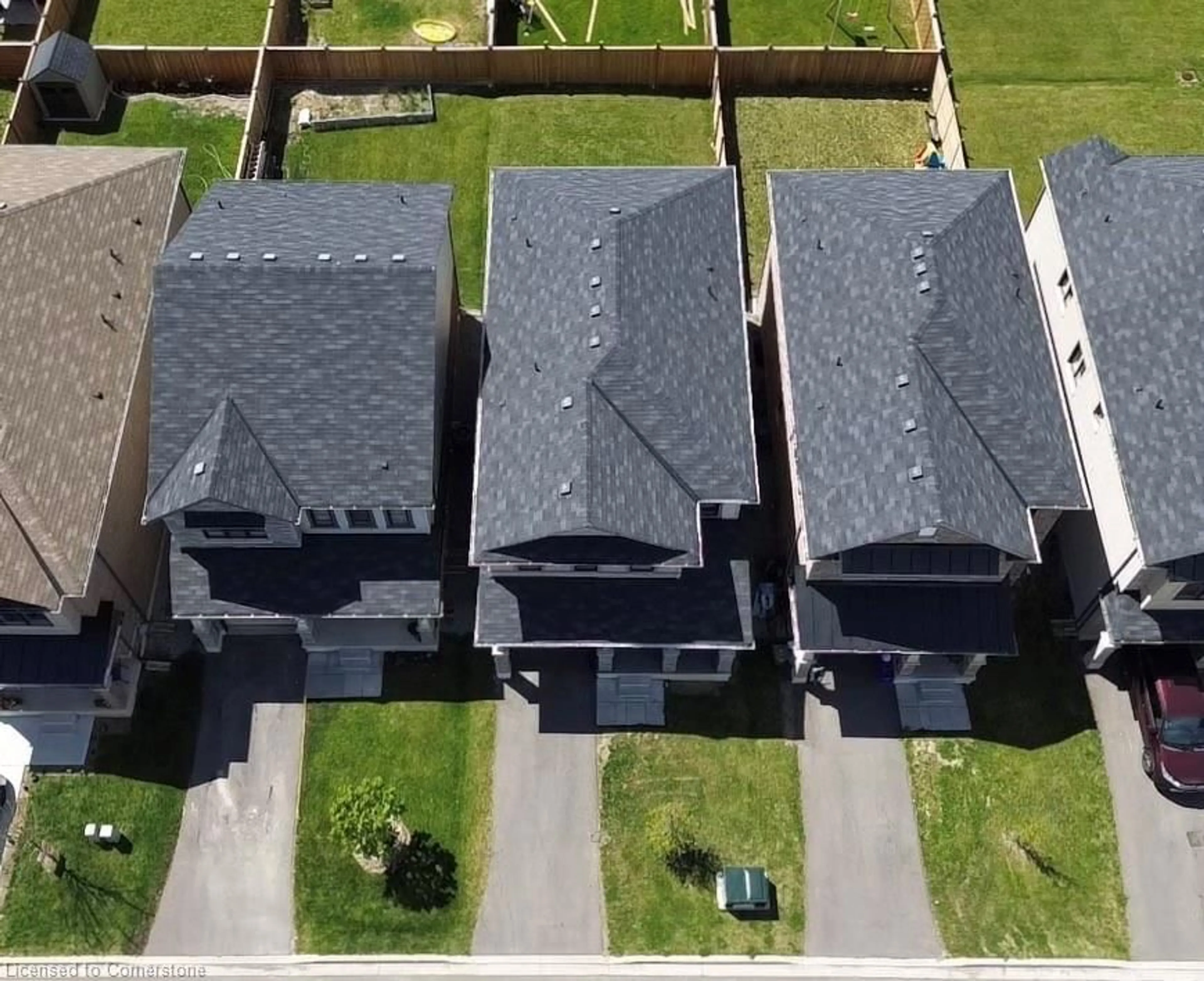 A pic from outside/outdoor area/front of a property/back of a property/a pic from drone, street for 12 July Ave, Hamilton Ontario L8J 0M3