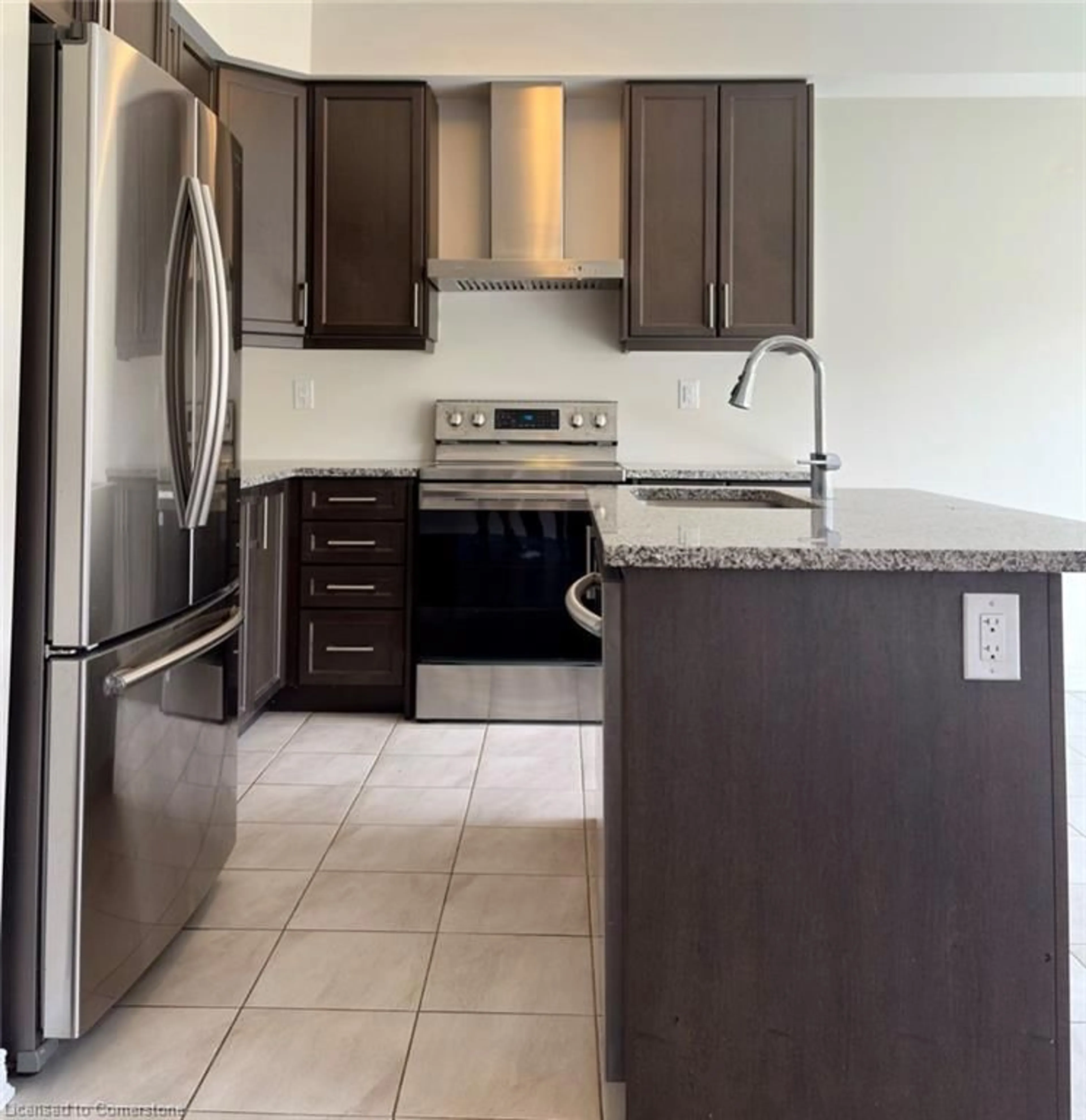 Standard kitchen, ceramic/tile floor for 12 July Ave, Hamilton Ontario L8J 0M3