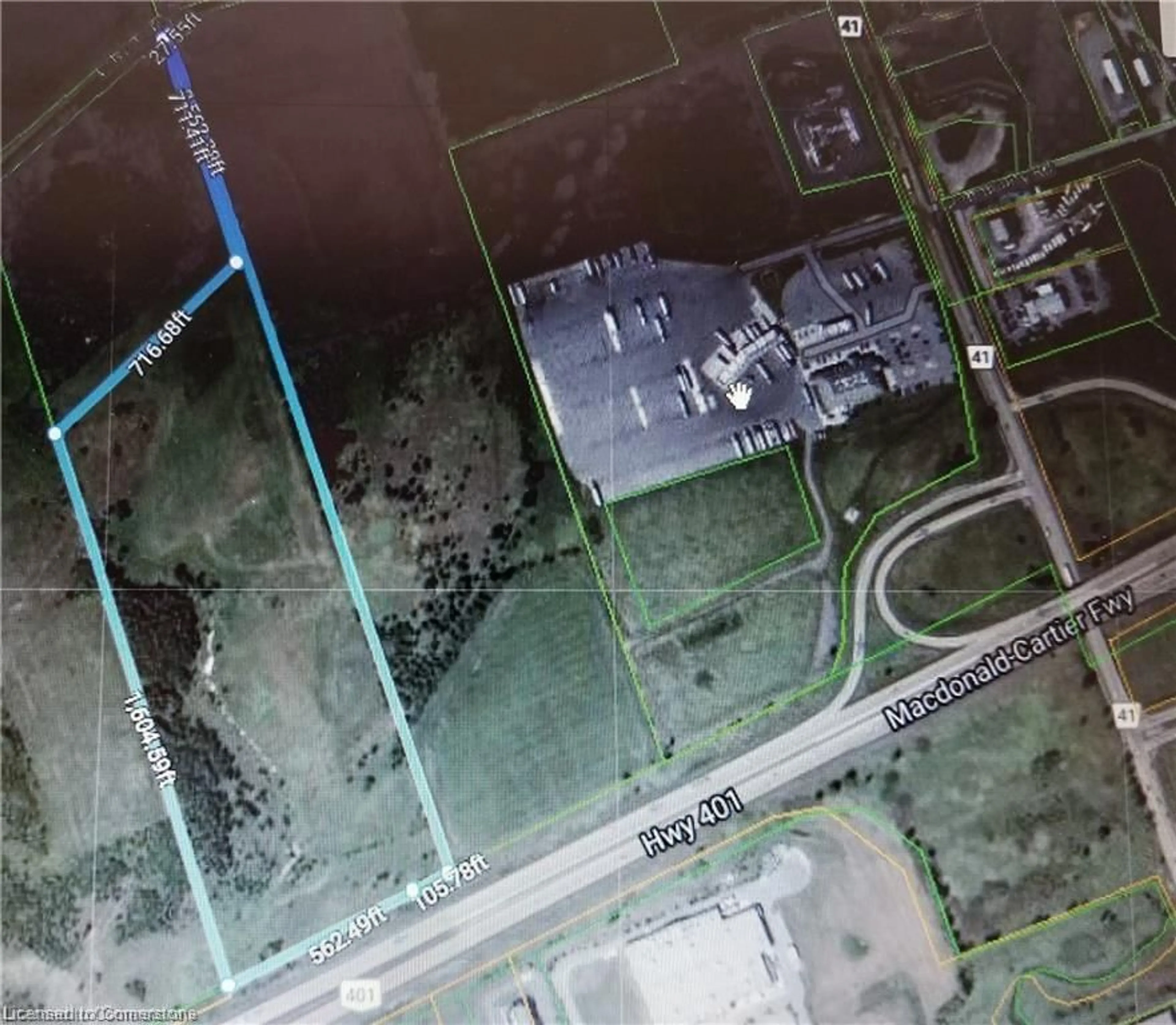 A pic from outside/outdoor area/front of a property/back of a property/a pic from drone, building for 120 Drive In Rd, Napanee Ontario K0K 2Z0
