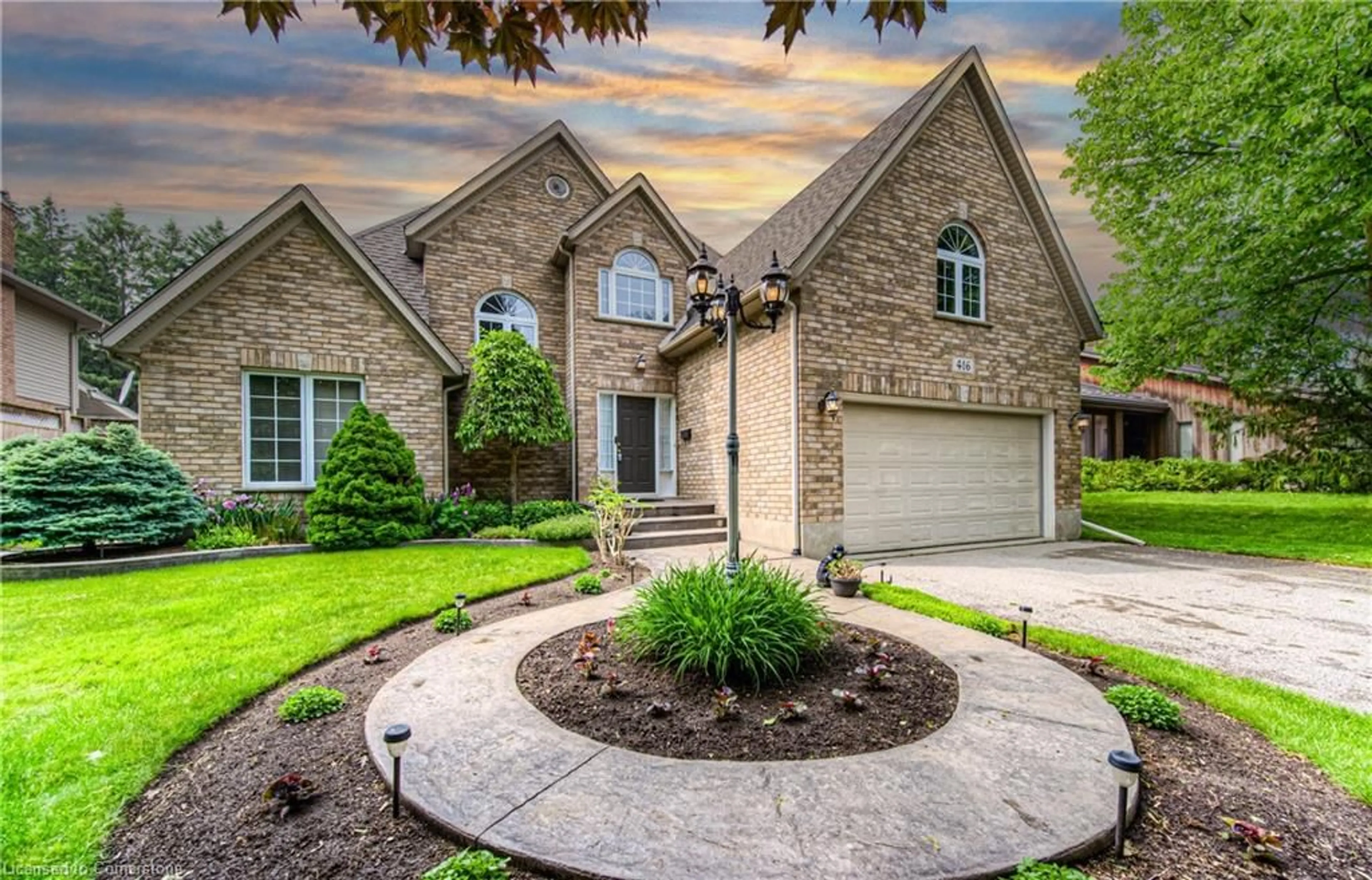 Home with brick exterior material, street for 416 Forestlawn Rd, Waterloo Ontario N2K 2J6