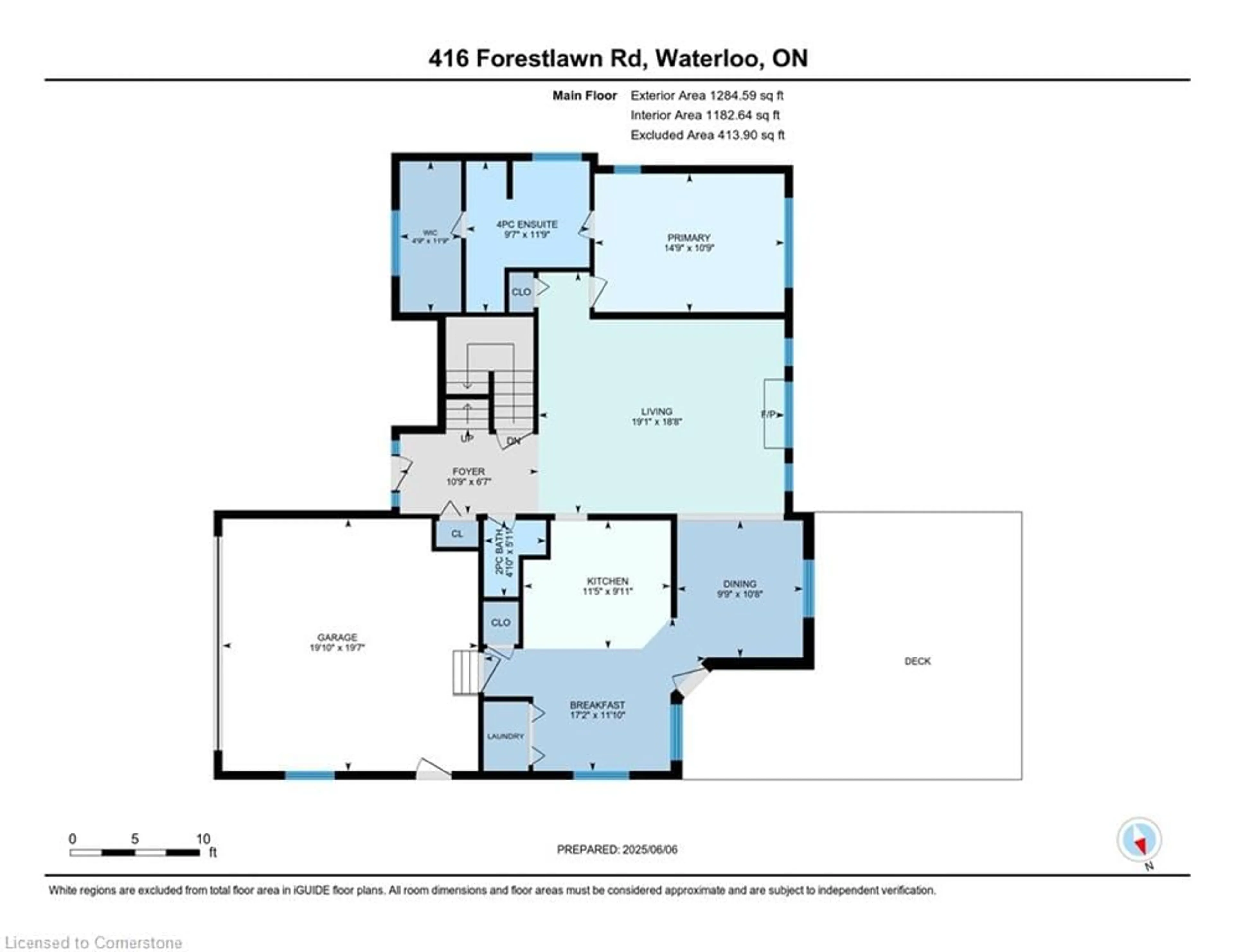 Floor plan for 416 Forestlawn Rd, Waterloo Ontario N2K 2J6