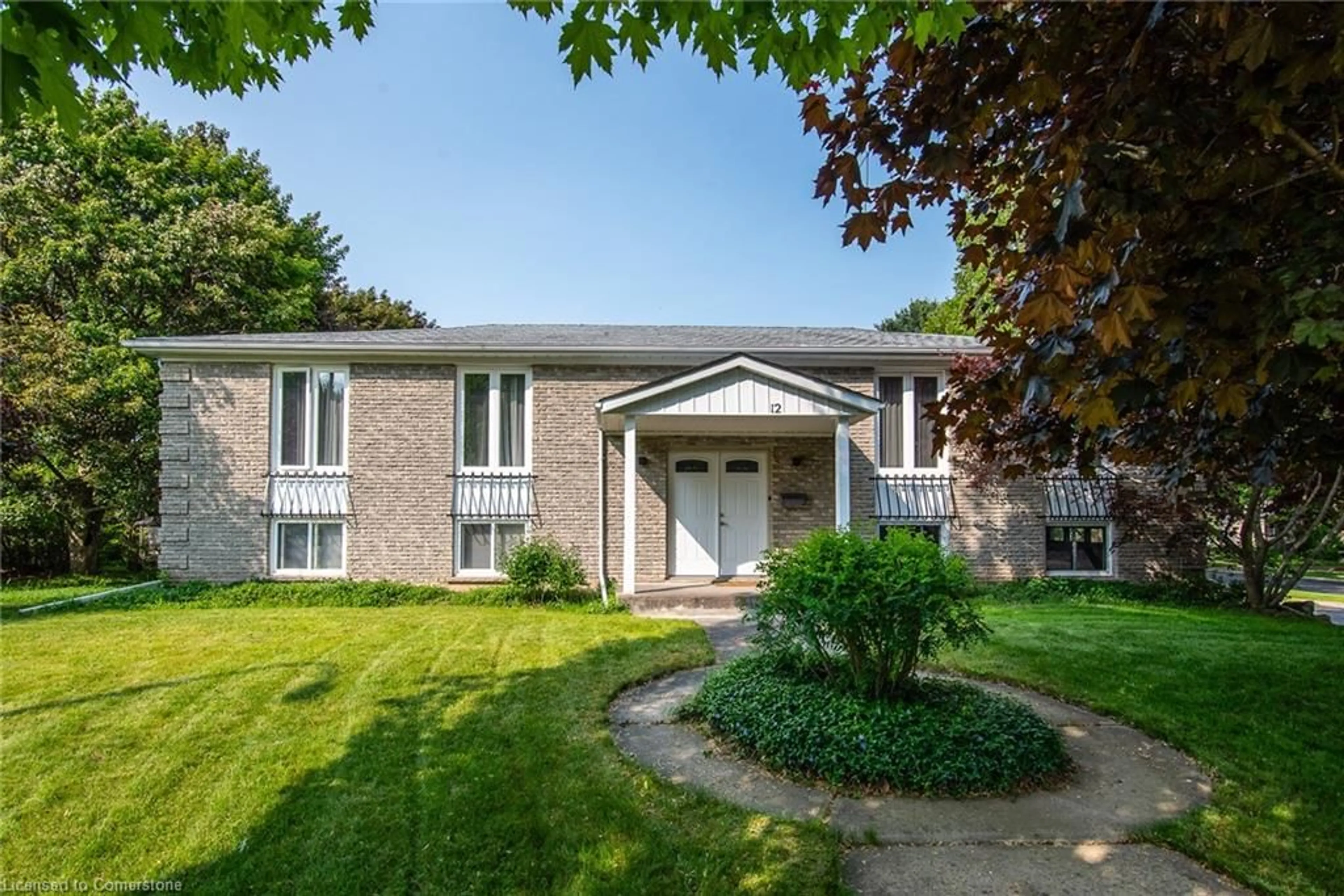 Home with brick exterior material, street for 12 Academy Cres, Waterloo Ontario N2L 5H7