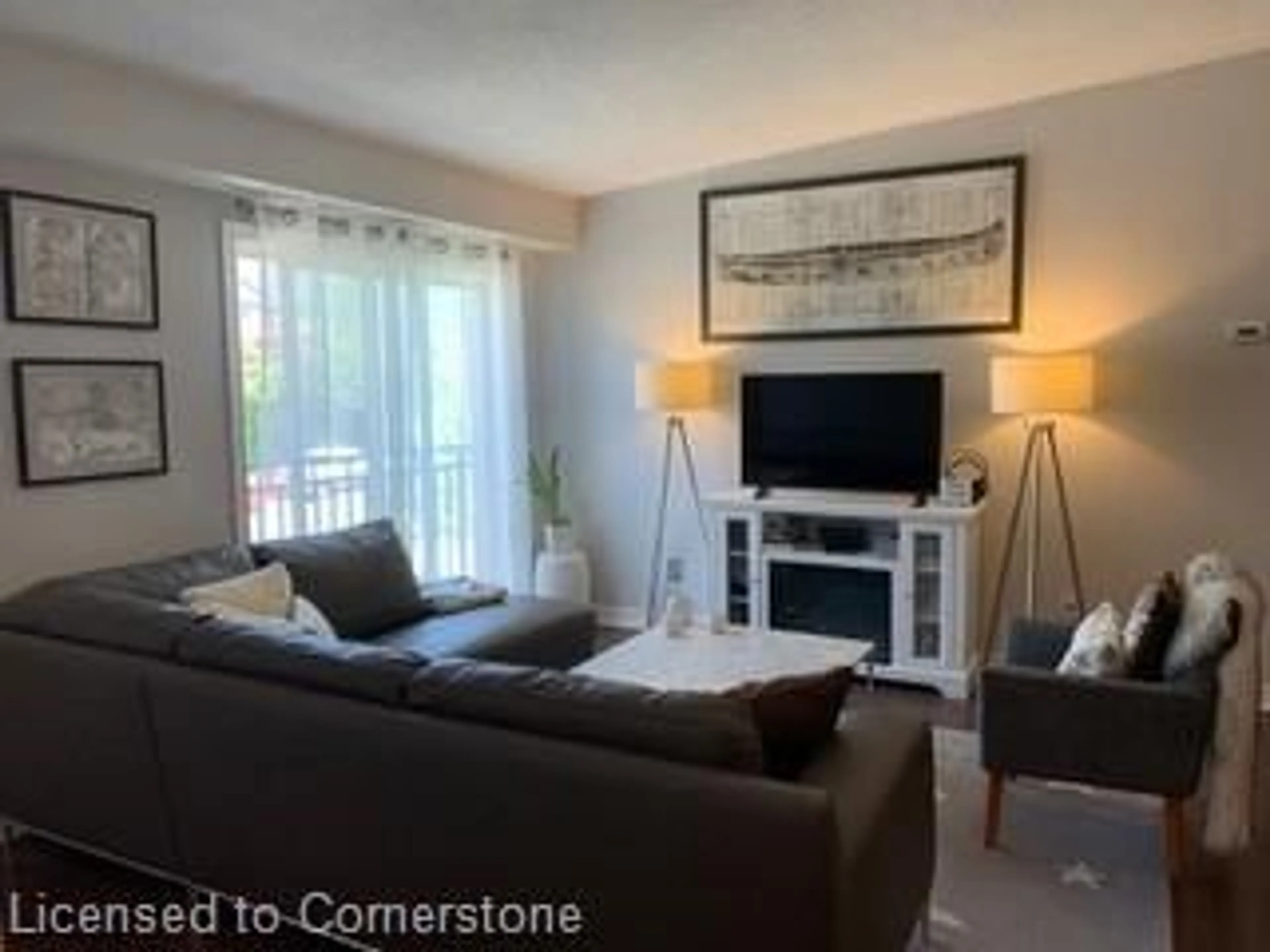 Living room with furniture, unknown for 1701 Lampman Ave #706, Burlington Ontario L7L 6R7