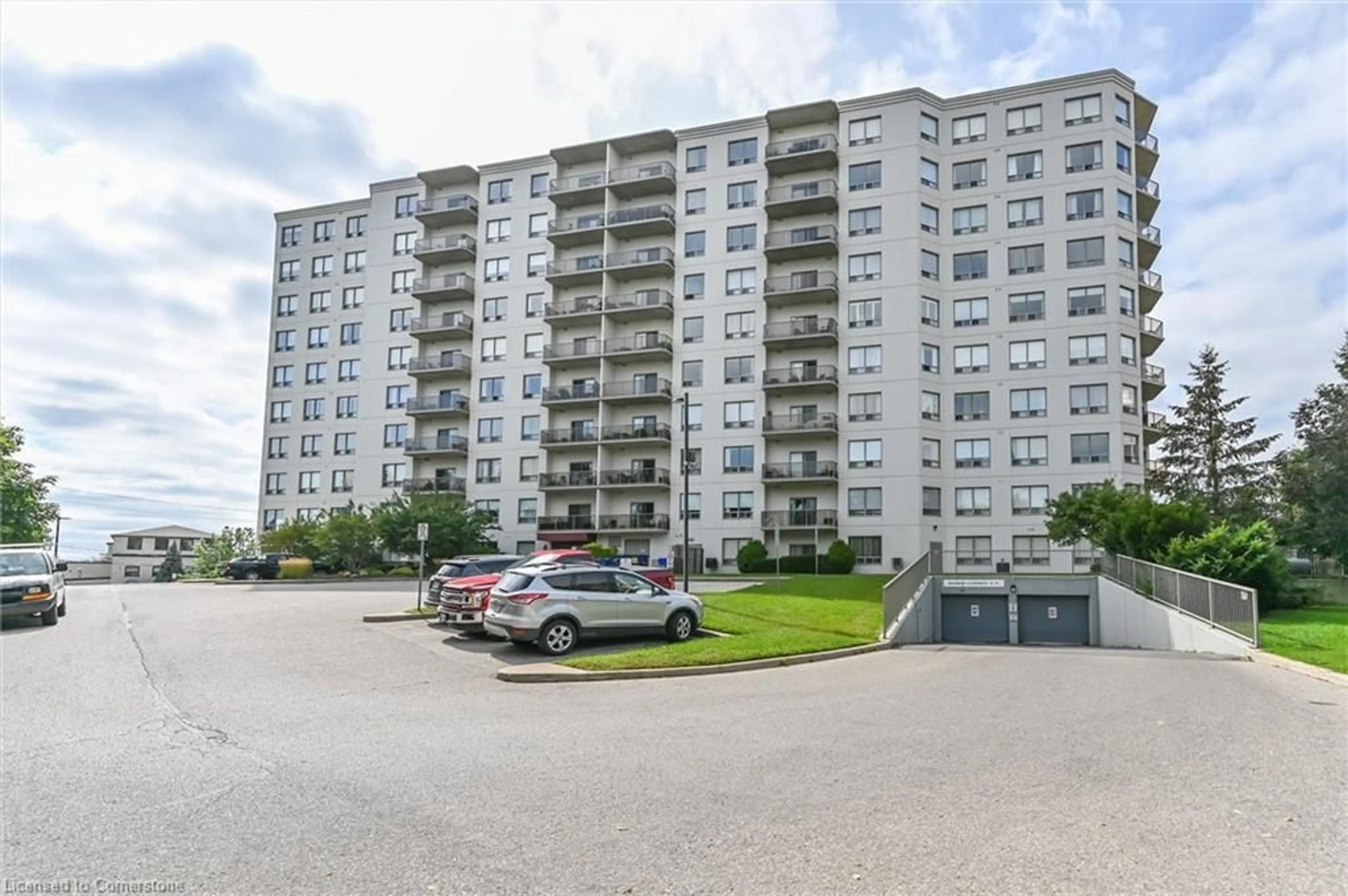A pic from outside/outdoor area/front of a property/back of a property/a pic from drone, street for 60 Wyndham St #206, Guelph Ontario N1E 7H7