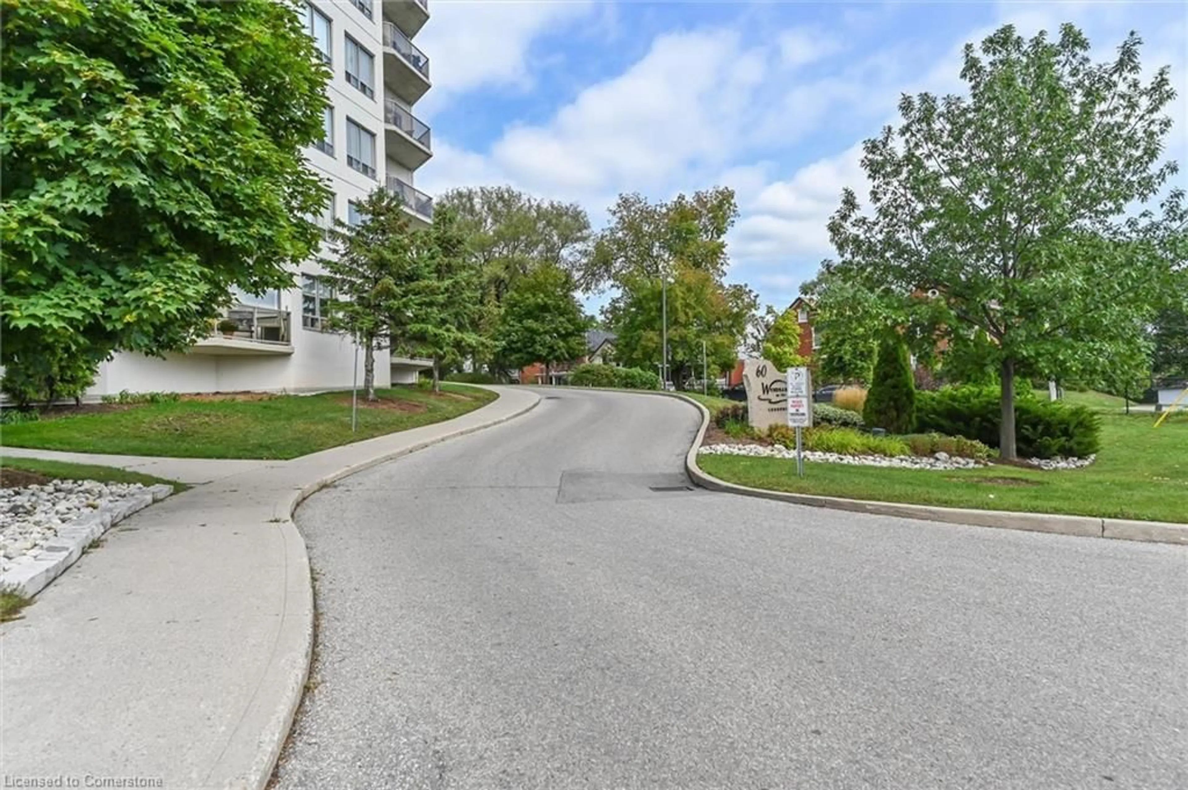 A pic from outside/outdoor area/front of a property/back of a property/a pic from drone, street for 60 Wyndham St #206, Guelph Ontario N1E 7H7