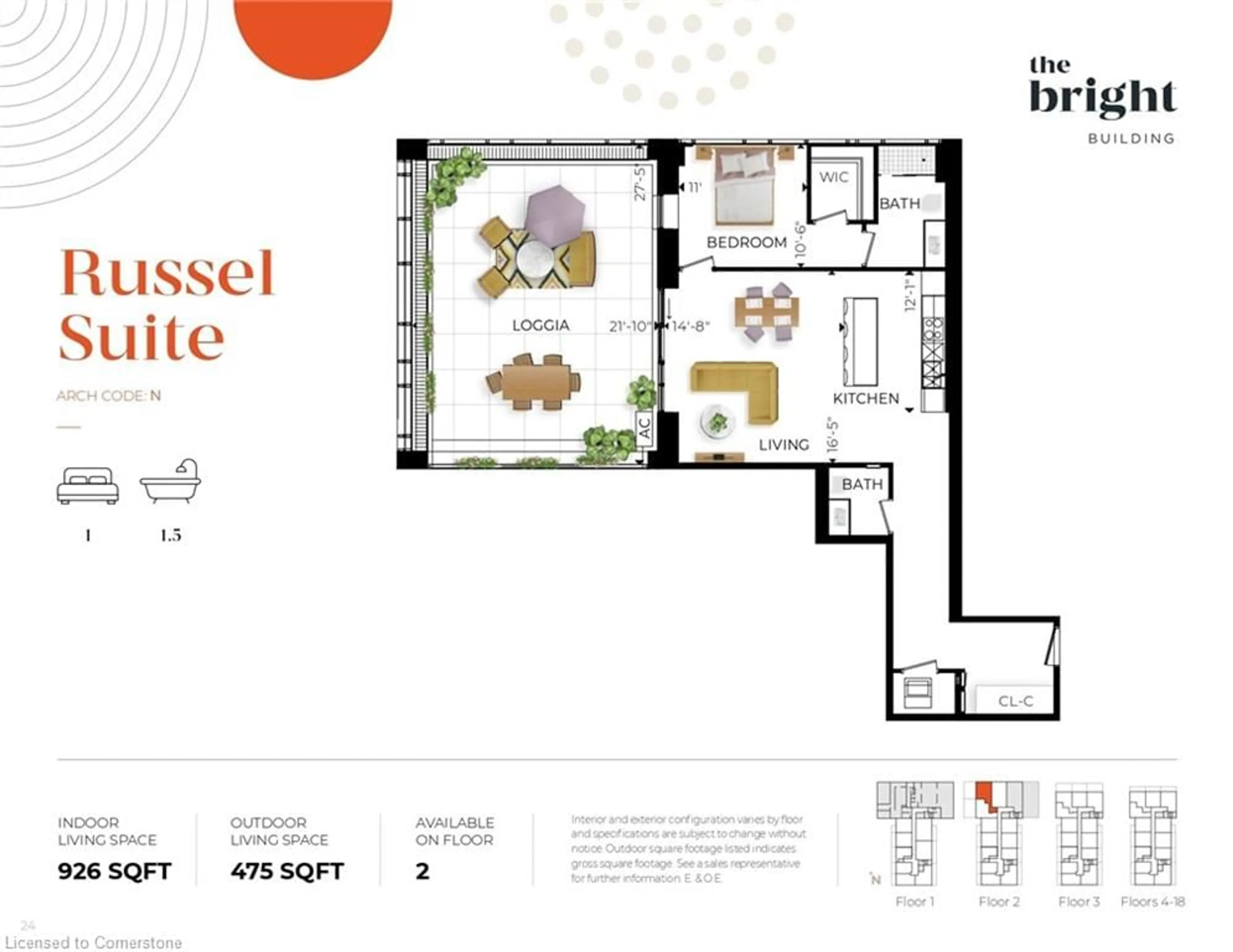 Floor plan for 741 King St #202, Kitchener Ontario N2G 1E5