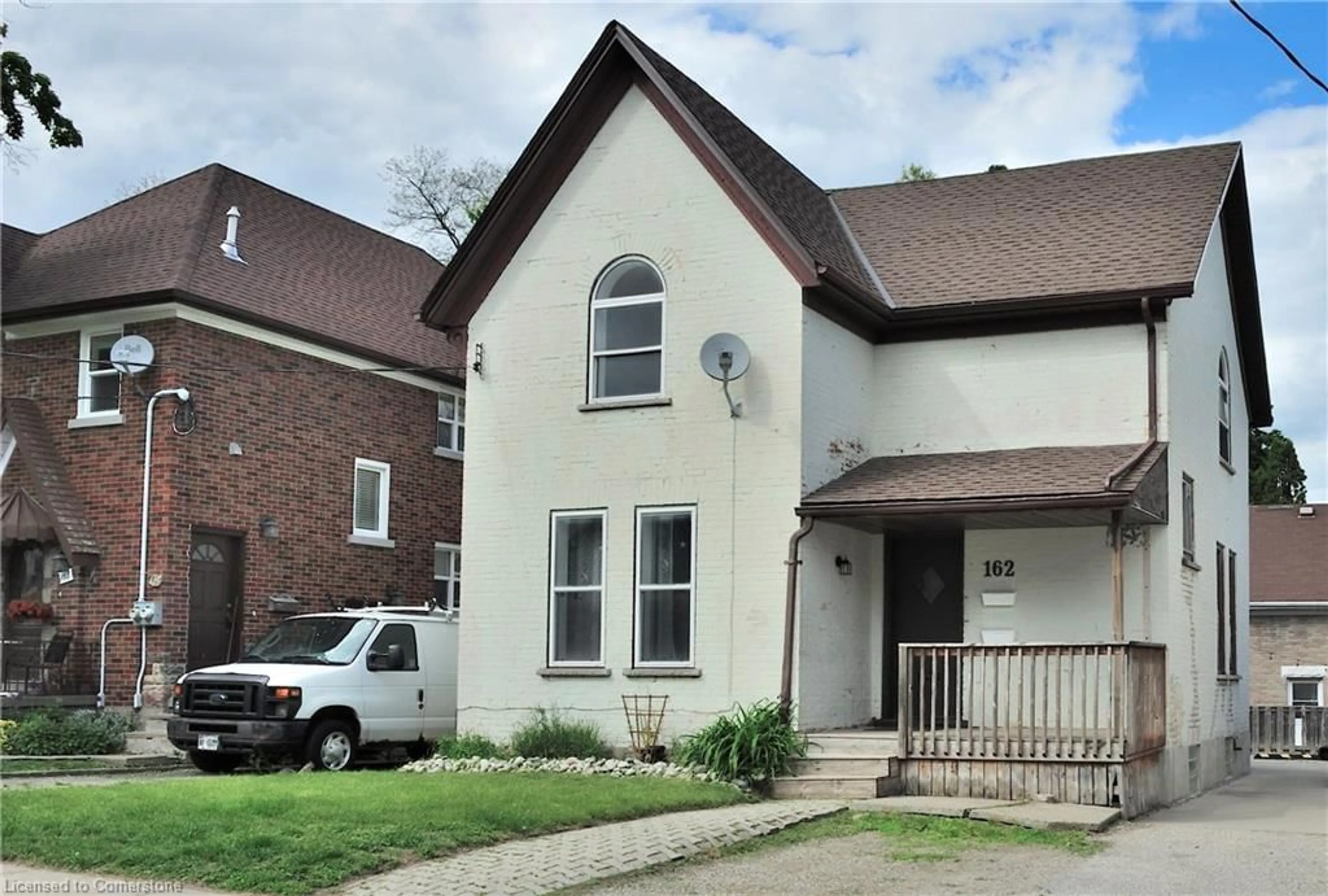 Home with brick exterior material, street for 162 Church St, Kitchener Ontario N2G 2S6