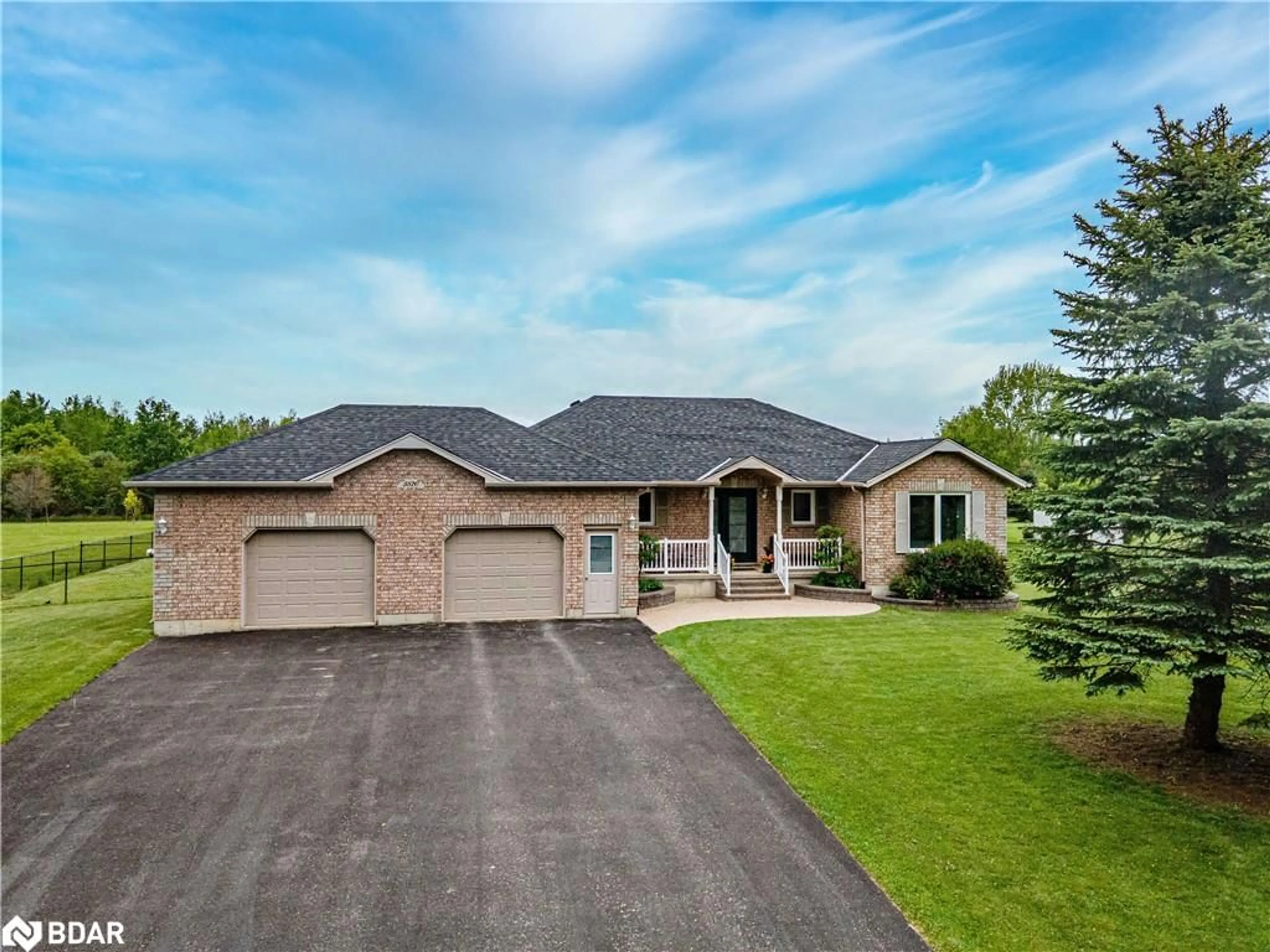 Home with brick exterior material, street for 5870 Old Mill Rd, Essa Ontario L0M 1T0