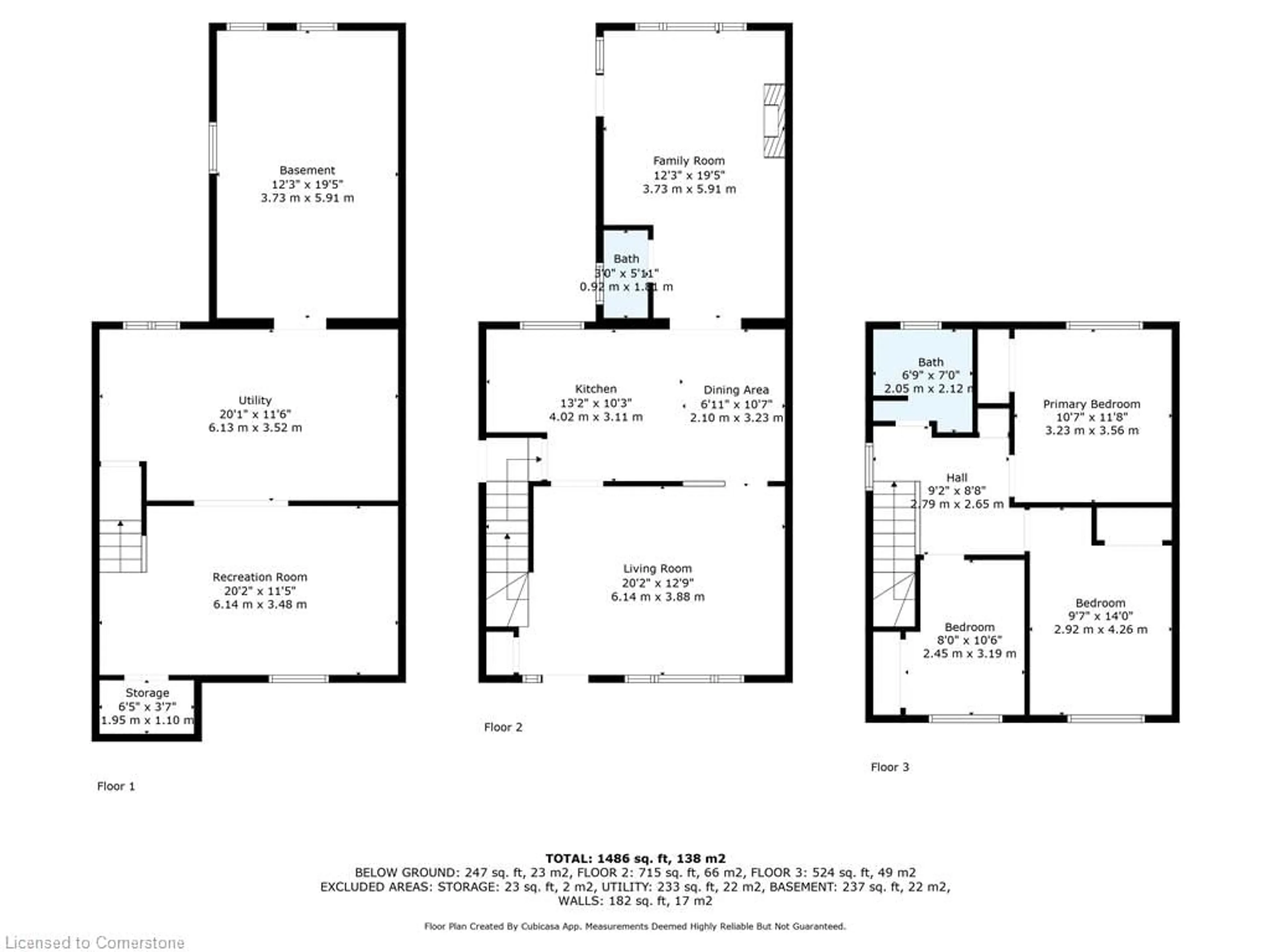 Floor plan for 48 Westchester Way, Brantford Ontario N3R 6W6