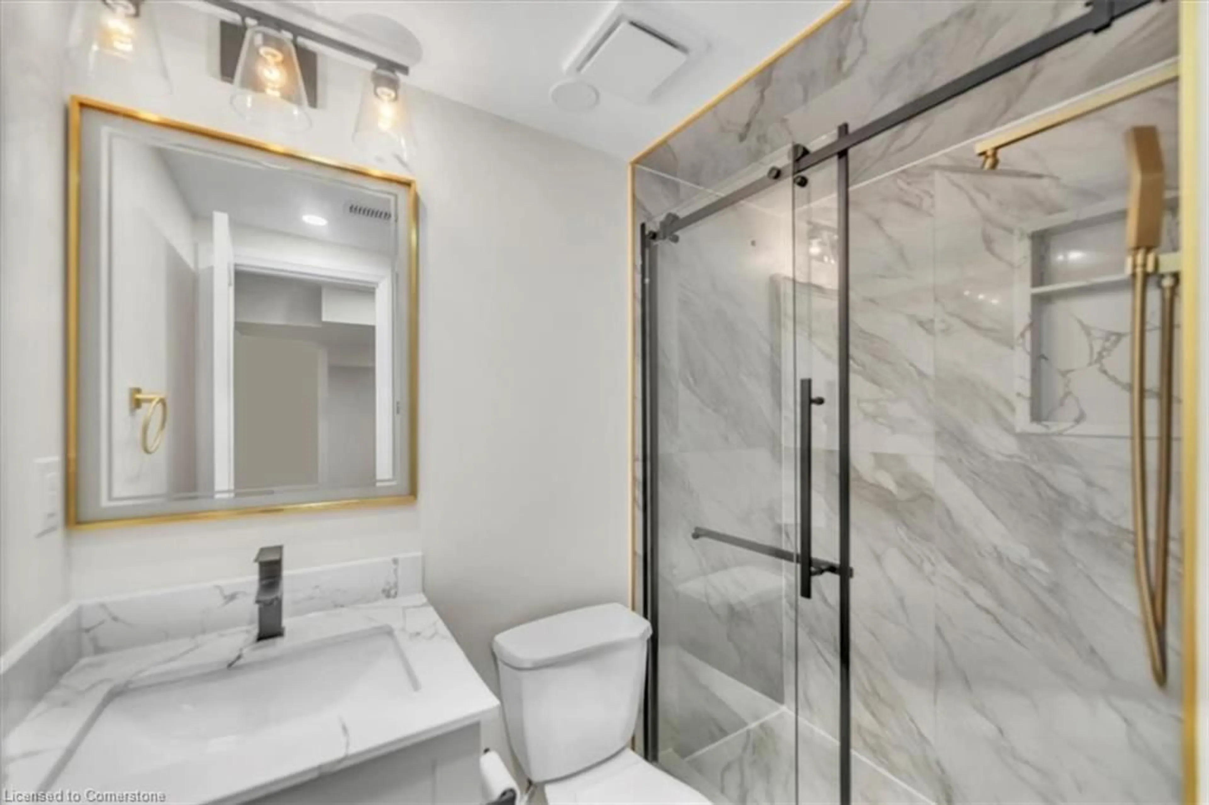 Standard bathroom, ceramic/tile floor for 4476 Margueritte Ave, Niagara Falls Ontario L3J 0B9