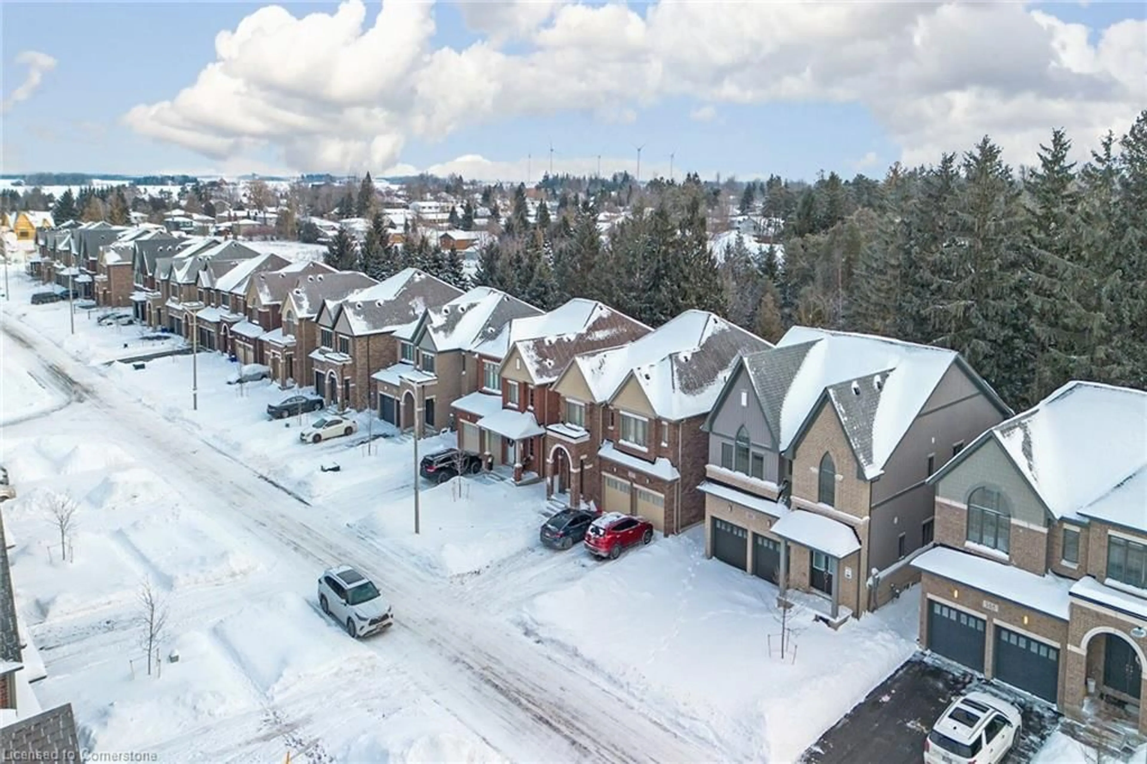 A pic from outside/outdoor area/front of a property/back of a property/a pic from drone, street for 161 Dingman St, Arthur Ontario N0G 1A0