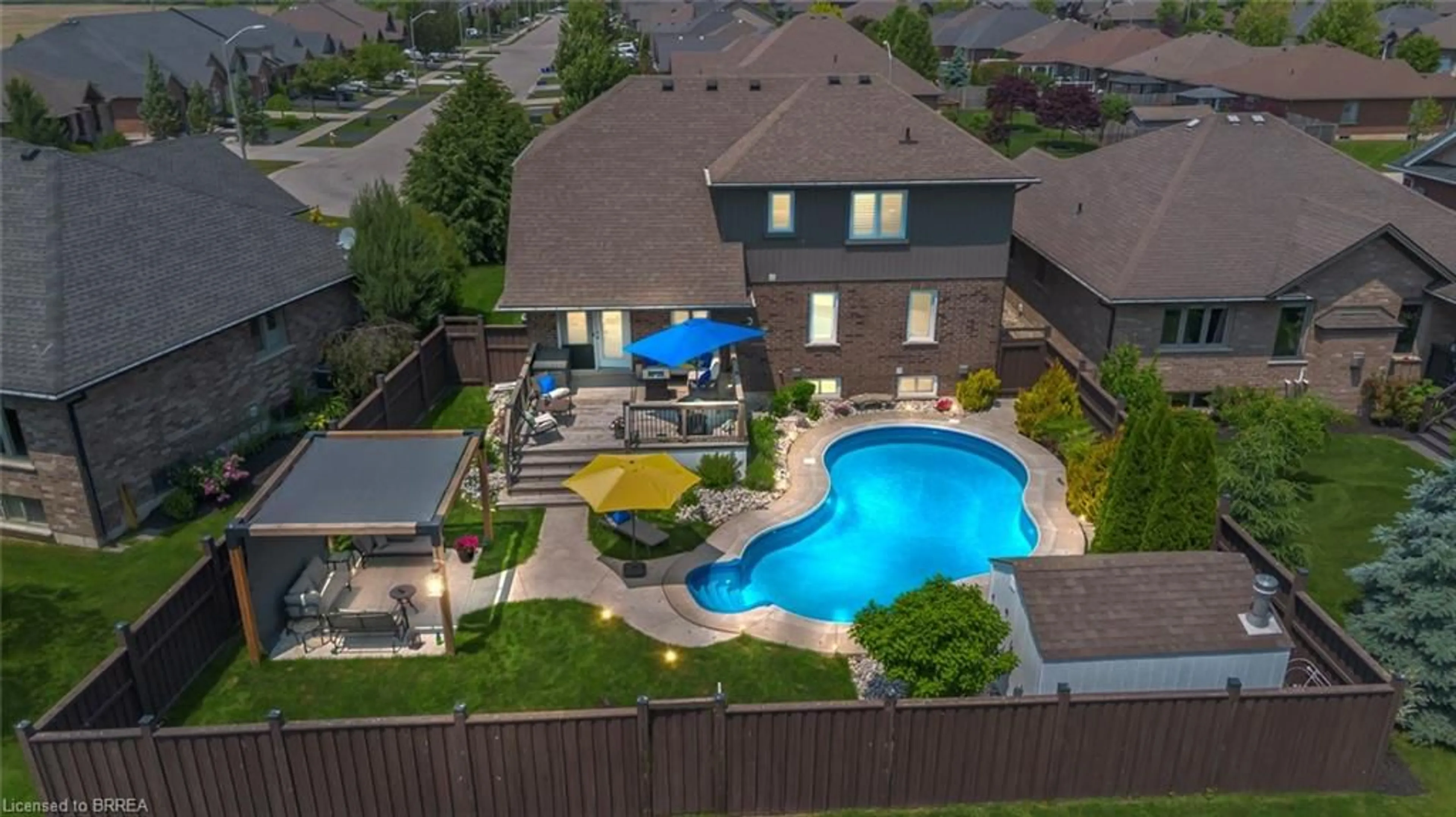 A pic from outside/outdoor area/front of a property/back of a property/a pic from drone, street for 58 Kolbe Dr, Port Dover Ontario N0A 1N3