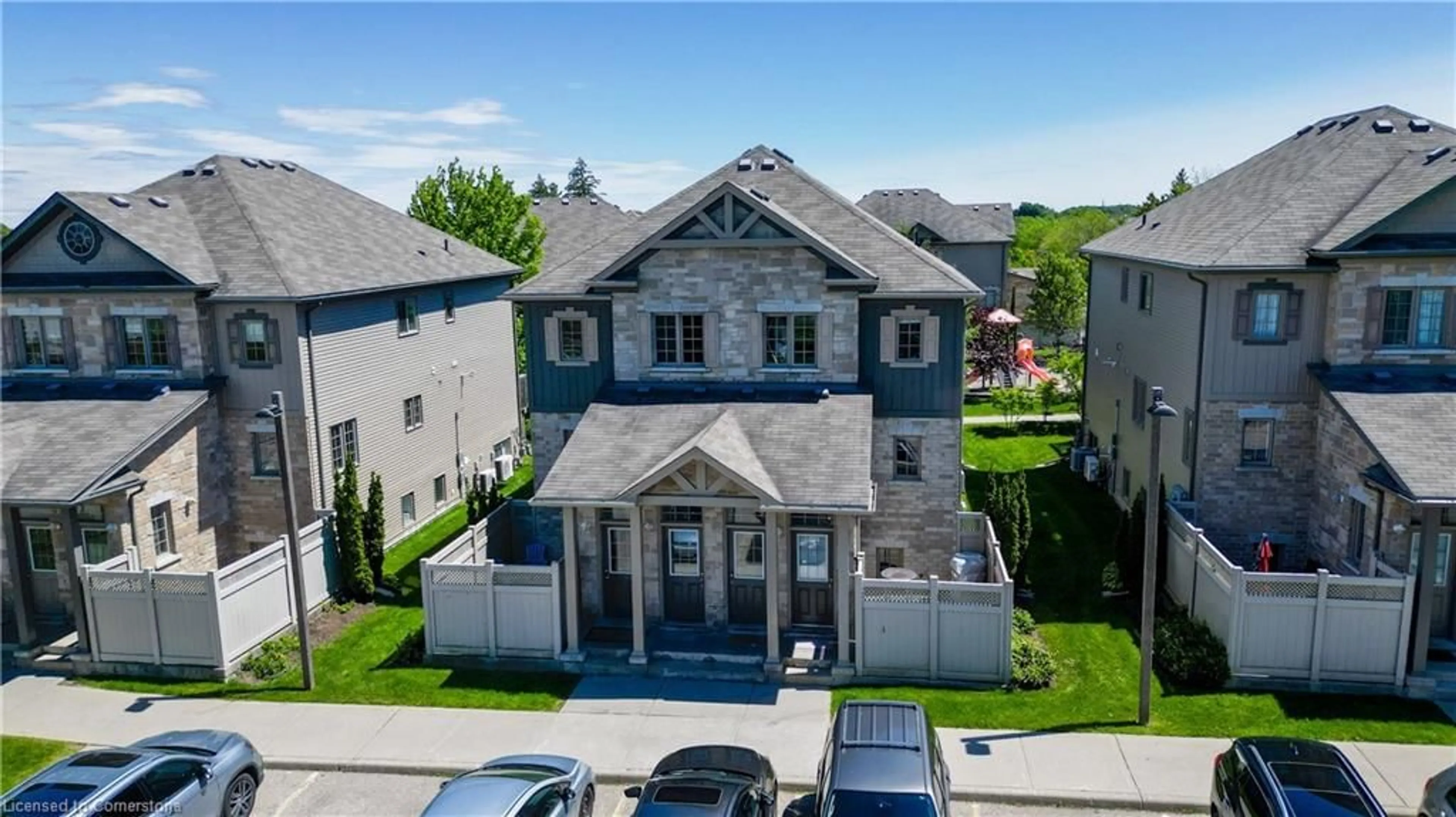 A pic from outside/outdoor area/front of a property/back of a property/a pic from drone, street for 931 Glasgow St #38B, Kitchener Ontario N2N 0B6