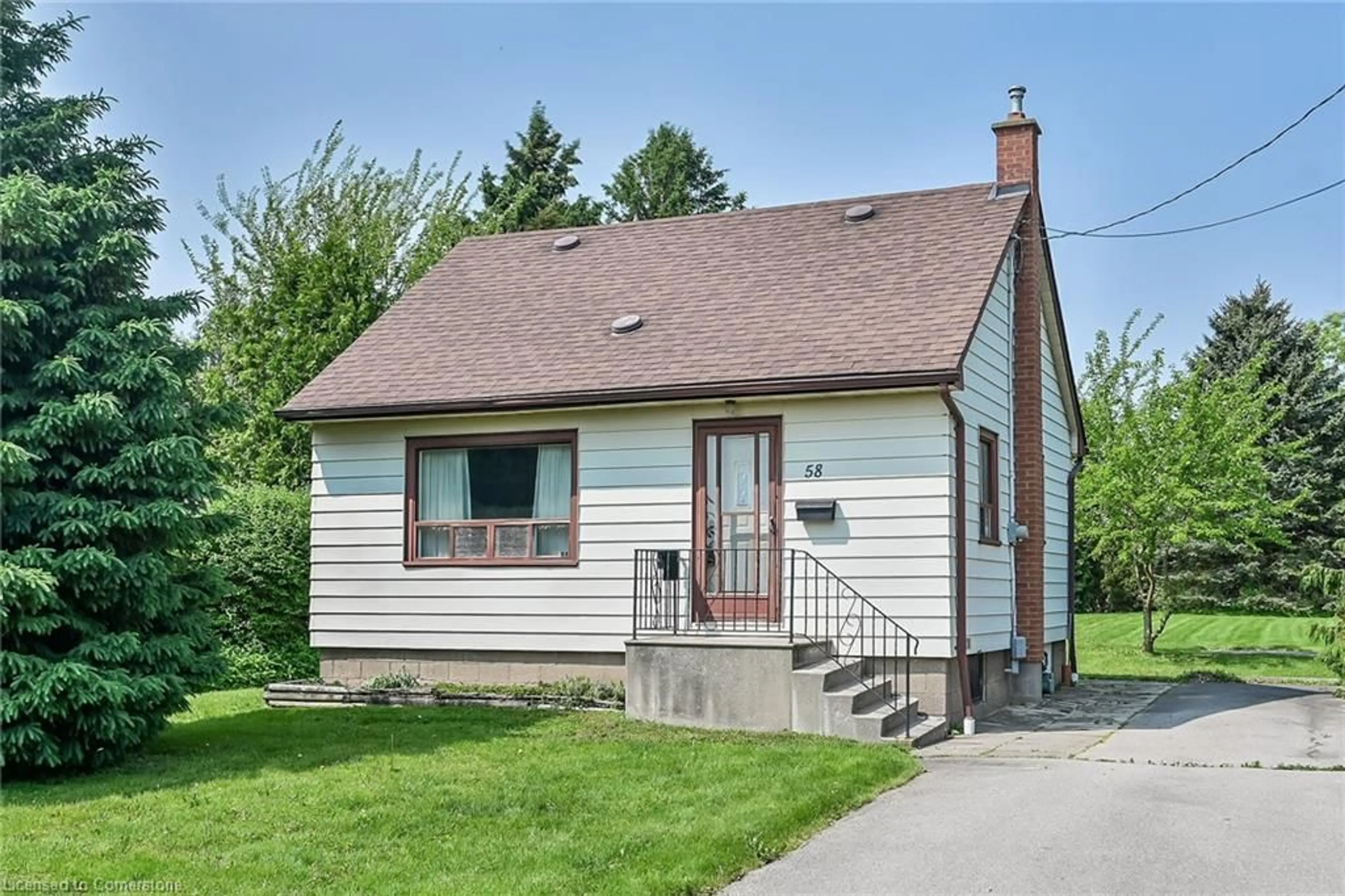 Home with vinyl exterior material, street for 58 Malton Dr, Hamilton Ontario L9B 1E7