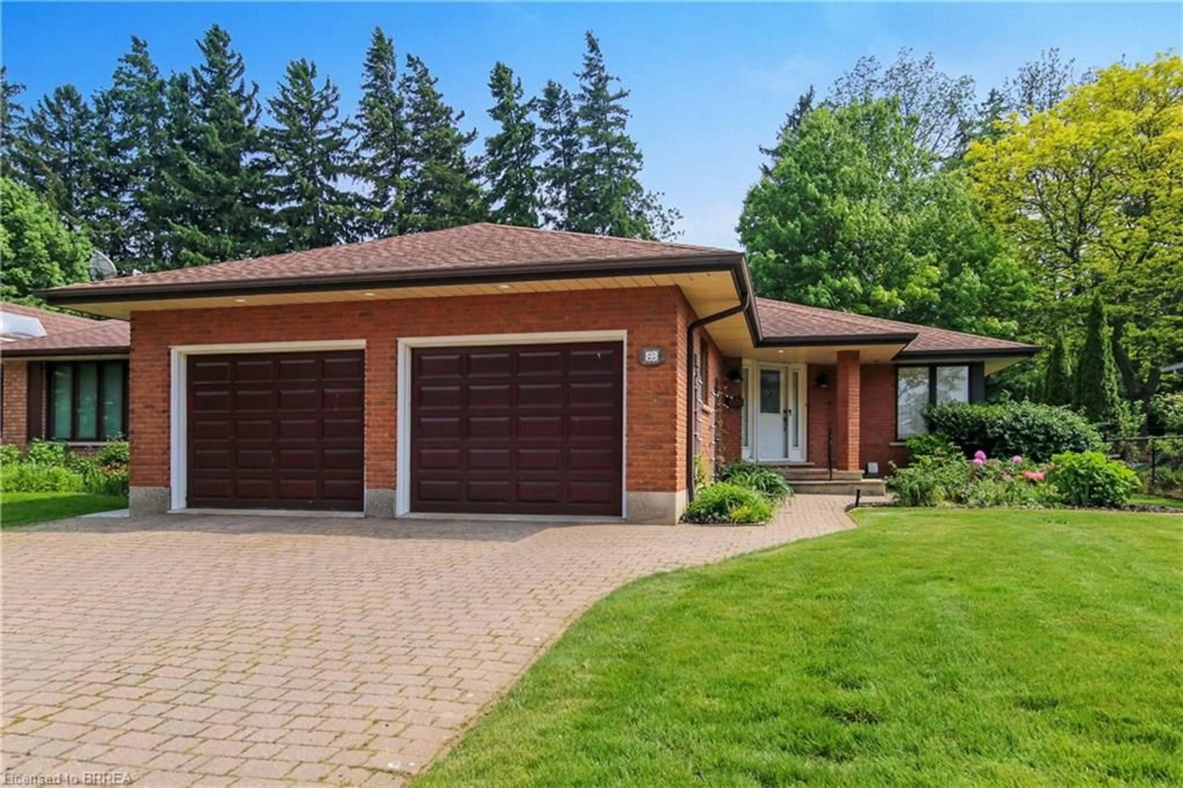 Home with brick exterior material, street for 23 Allensgate Dr, Brantford Ontario N3V 1C8