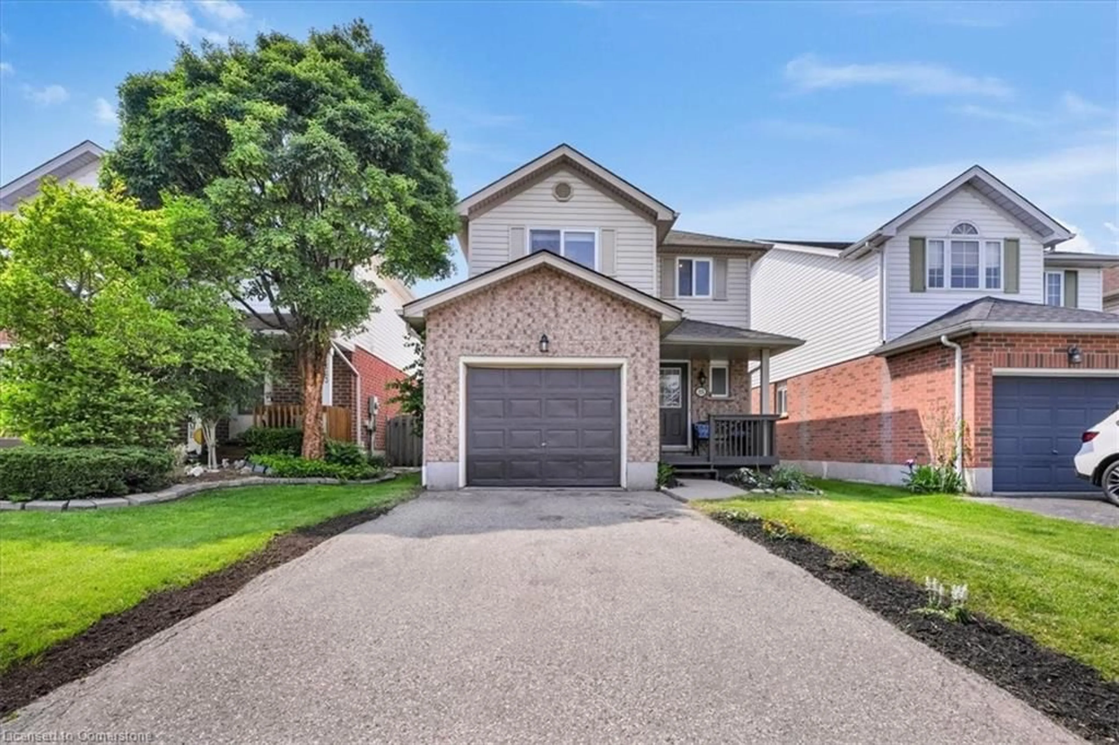 Home with brick exterior material, street for 225 Pastern Trail, Waterloo Ontario N2K 3X4