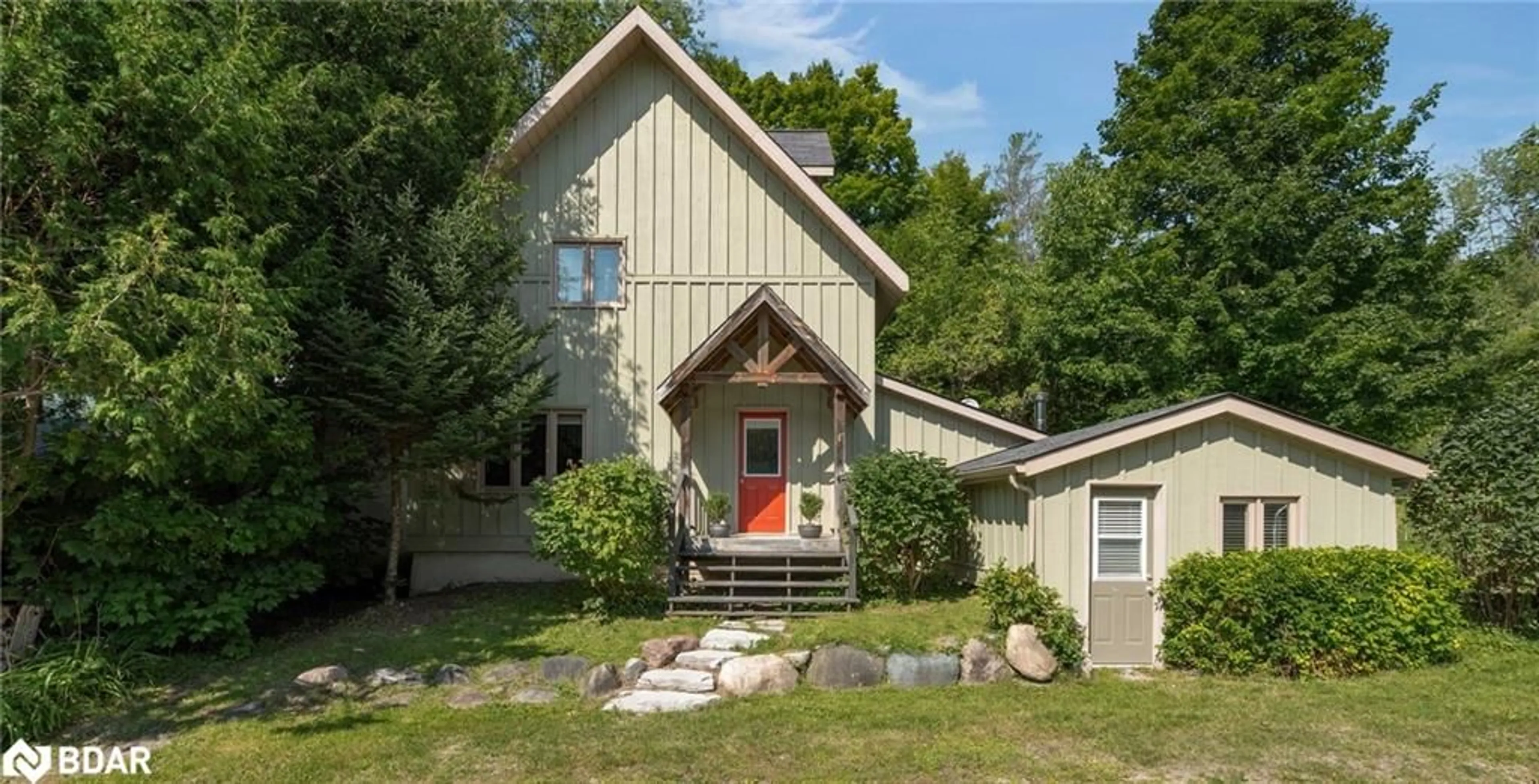 Home with vinyl exterior material, street for 8930 County 9, Dunedin Ontario L0M 1G0