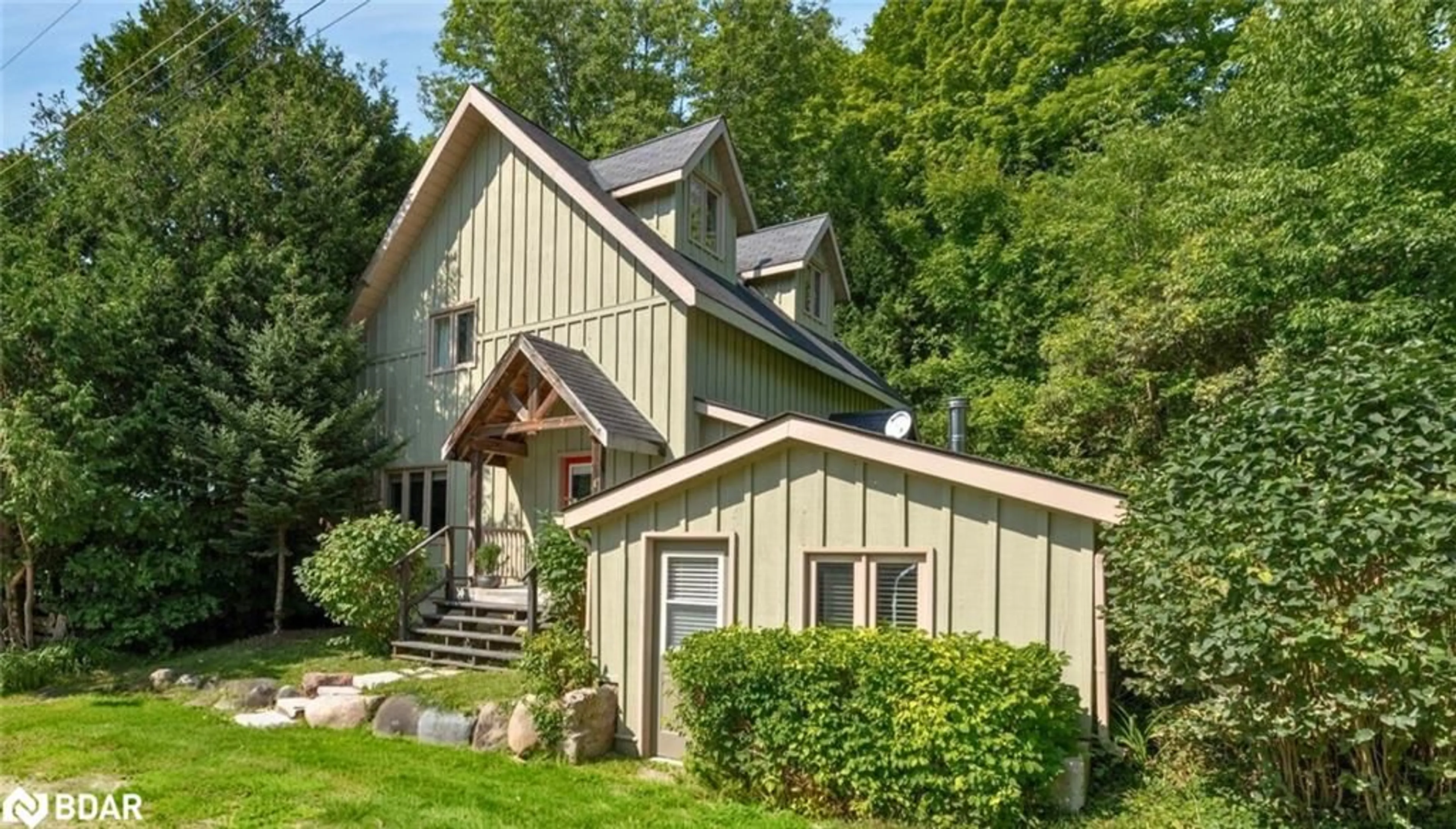 Home with vinyl exterior material, street for 8930 County 9, Dunedin Ontario L0M 1G0