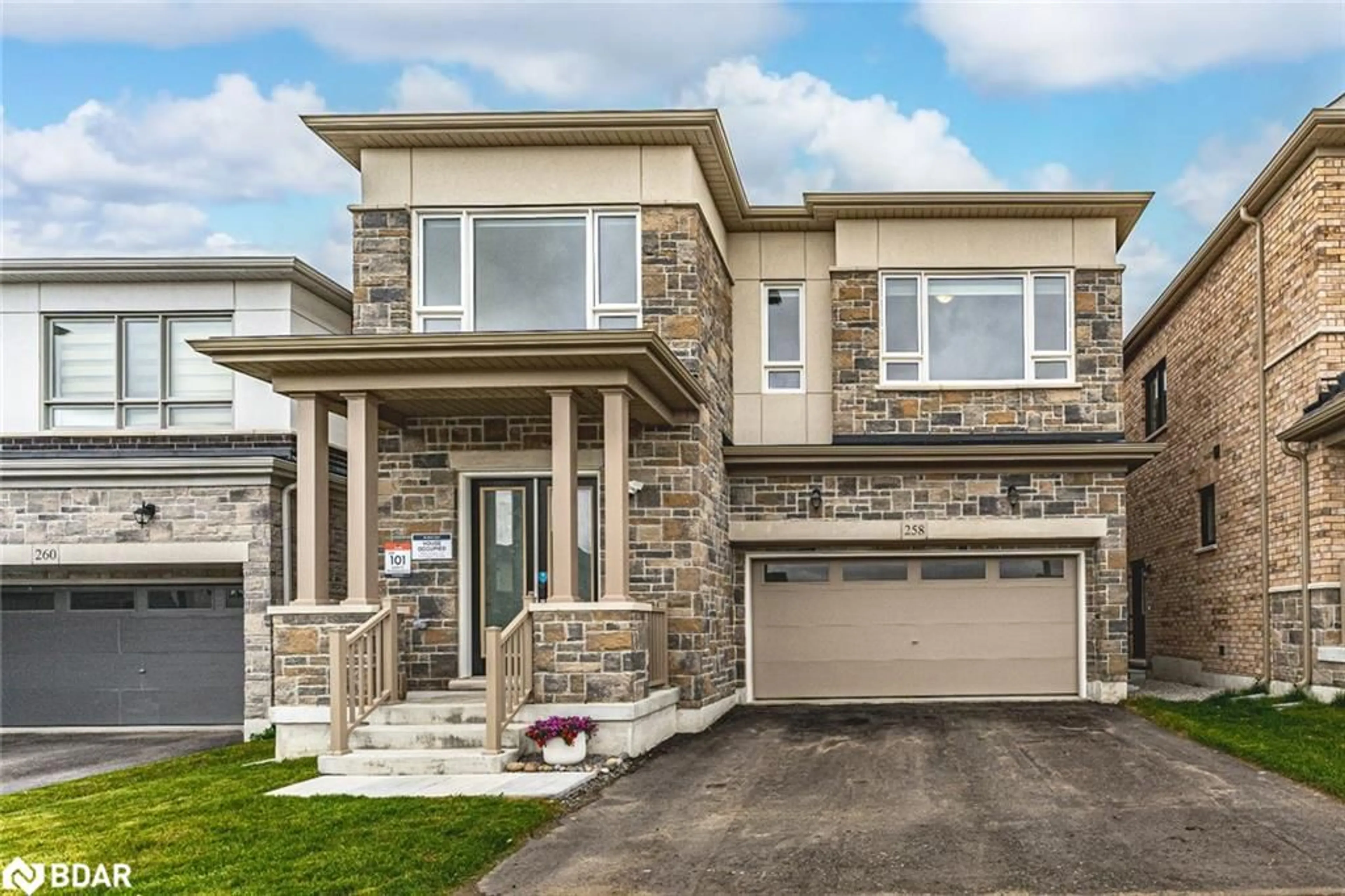 Home with brick exterior material, street for 258 Madelaine Drive, Barrie Ontario L9J 0P4