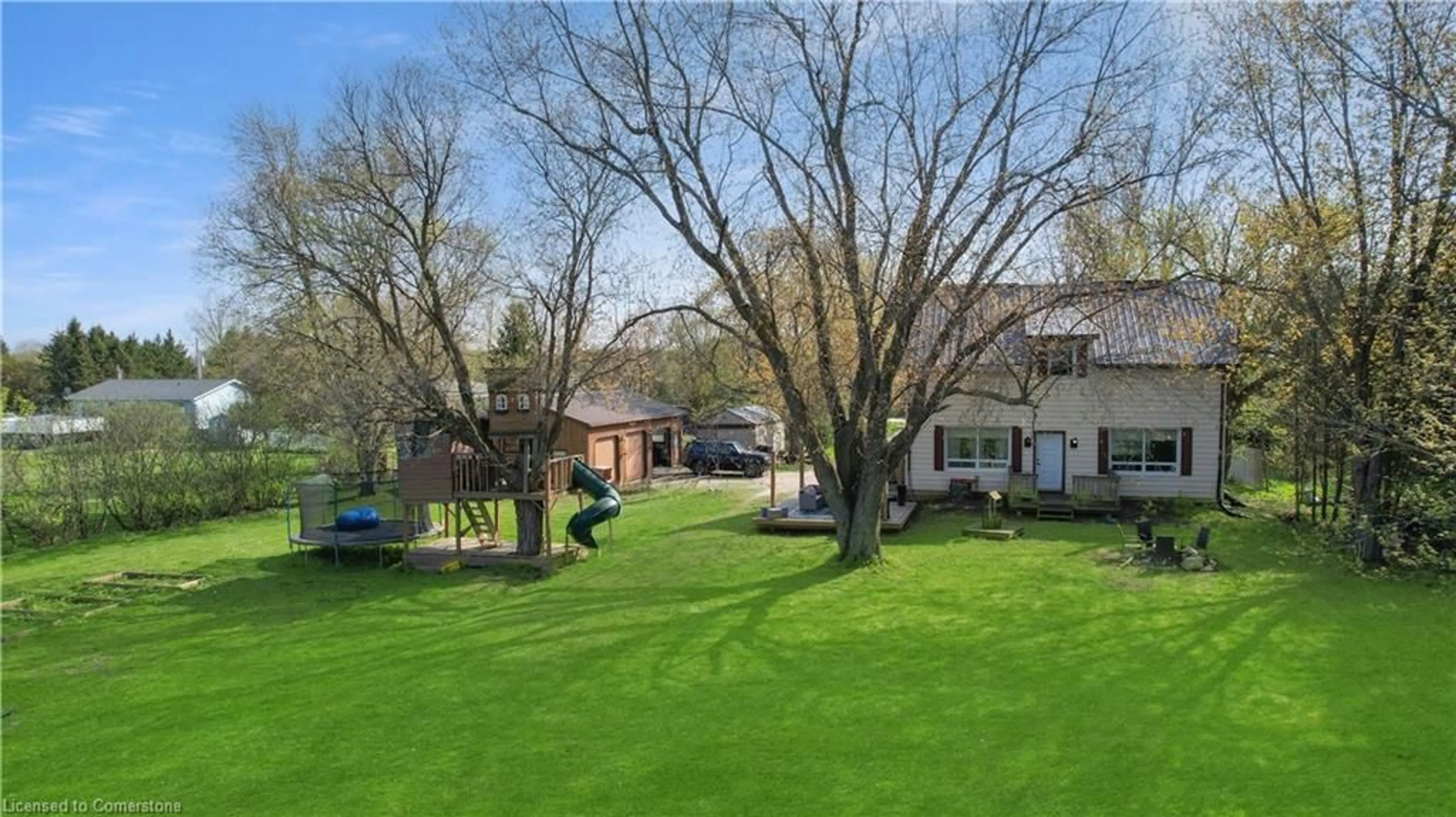 A pic from outside/outdoor area/front of a property/back of a property/a pic from drone, unknown for 9499 Maas Park Dr, Mount Forest Ontario N0G 2L0