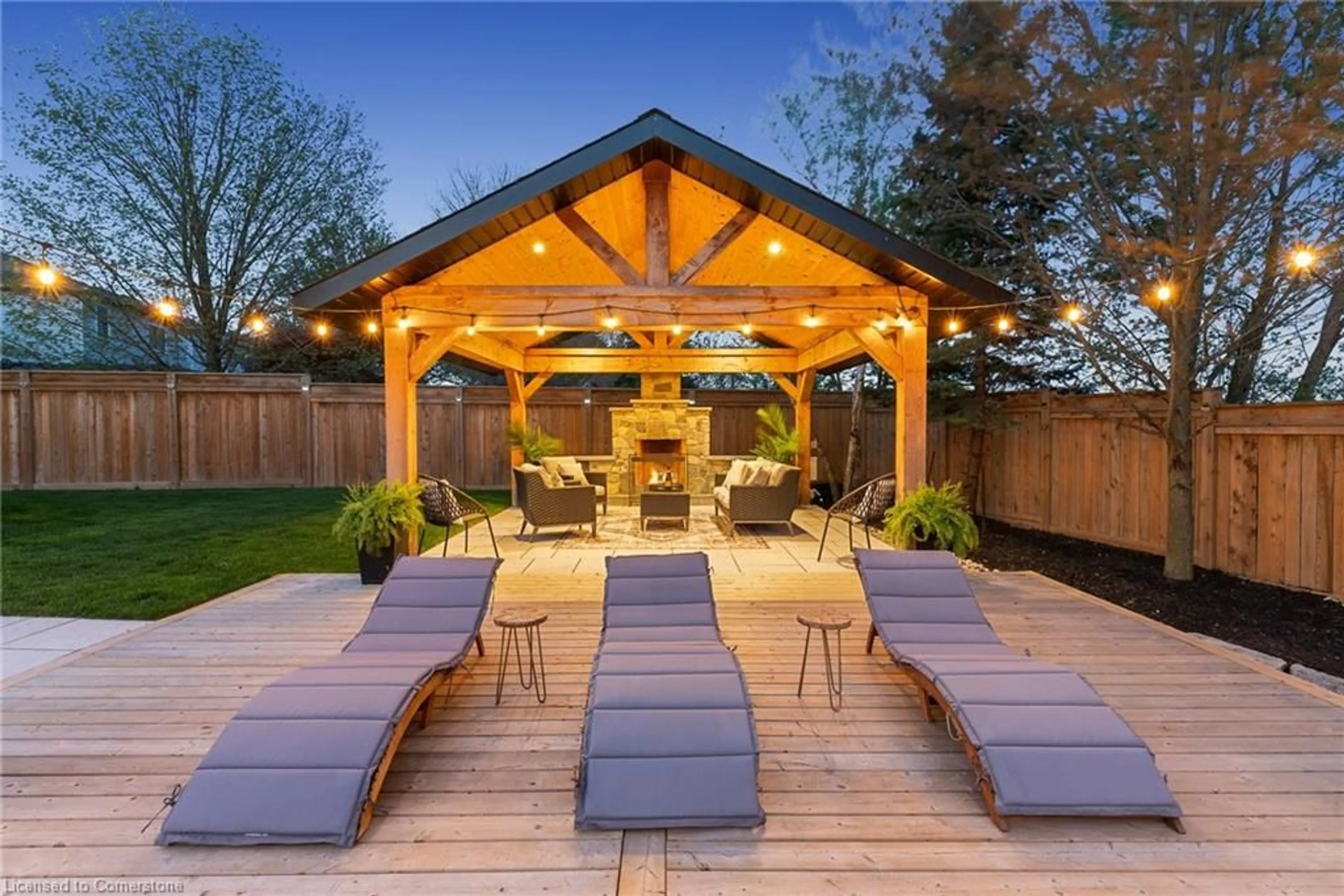 Patio, street for 129 Langlaw Dr, Cambridge Ontario N1P 1H9