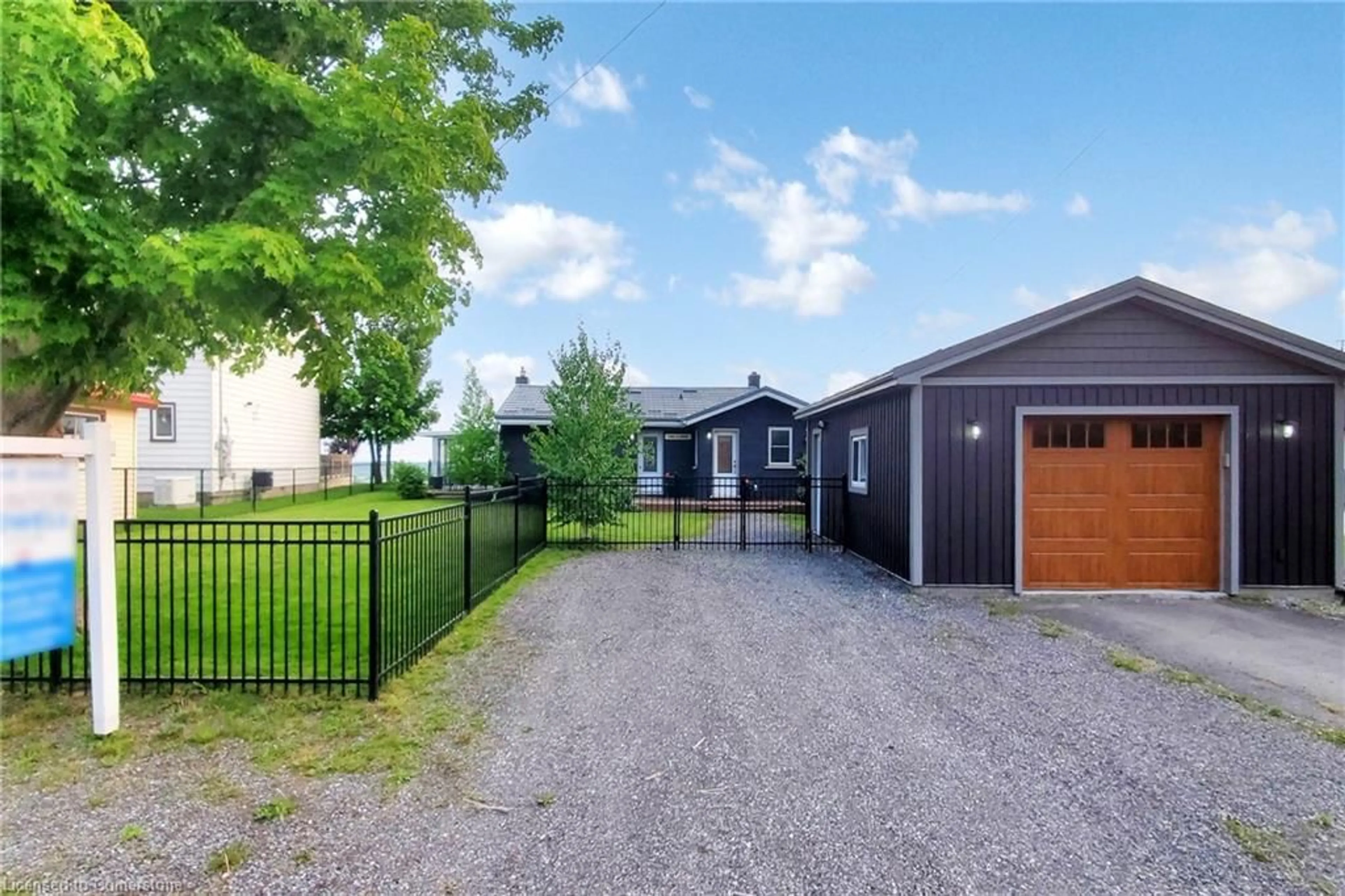A pic from outside/outdoor area/front of a property/back of a property/a pic from drone, street for 11495 Cook Lane, Wainfleet Ontario L0S 1V0