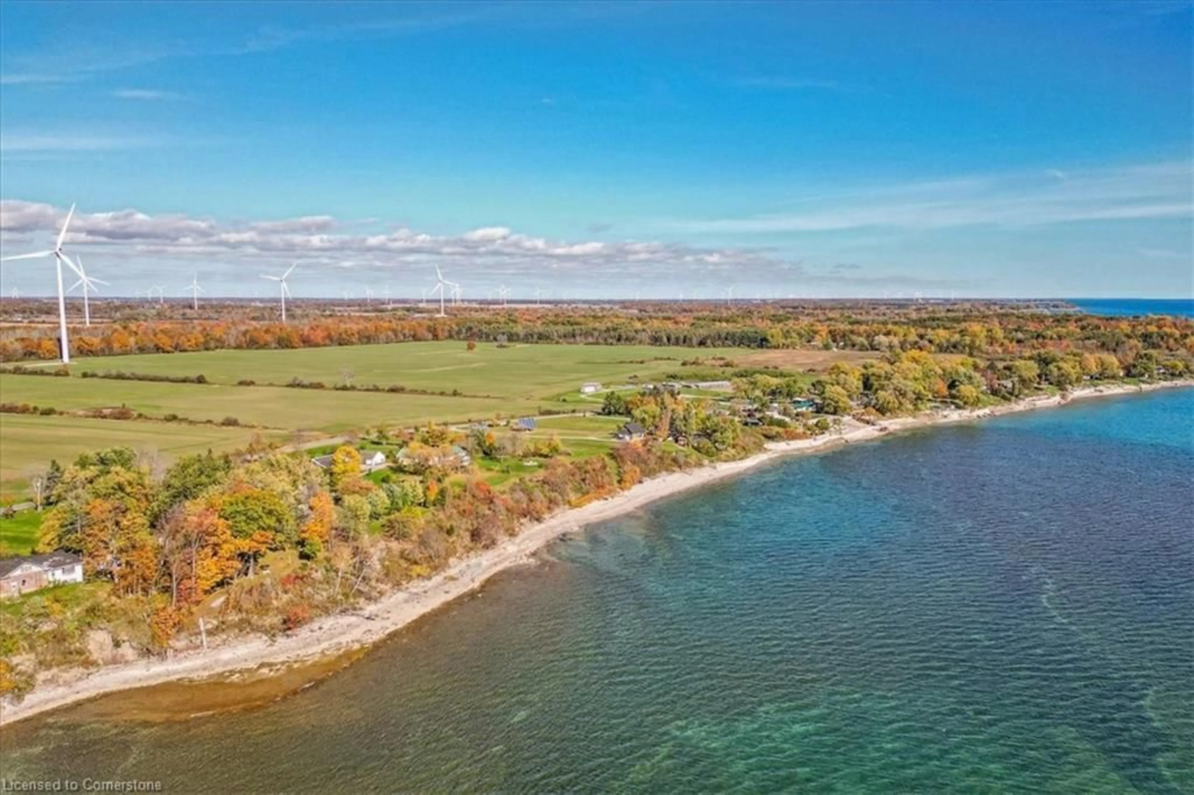A pic from outside/outdoor area/front of a property/back of a property/a pic from drone, water/lake/river/ocean view for 488 South Coast Dr, Haldimand Ontario N0A 1L0