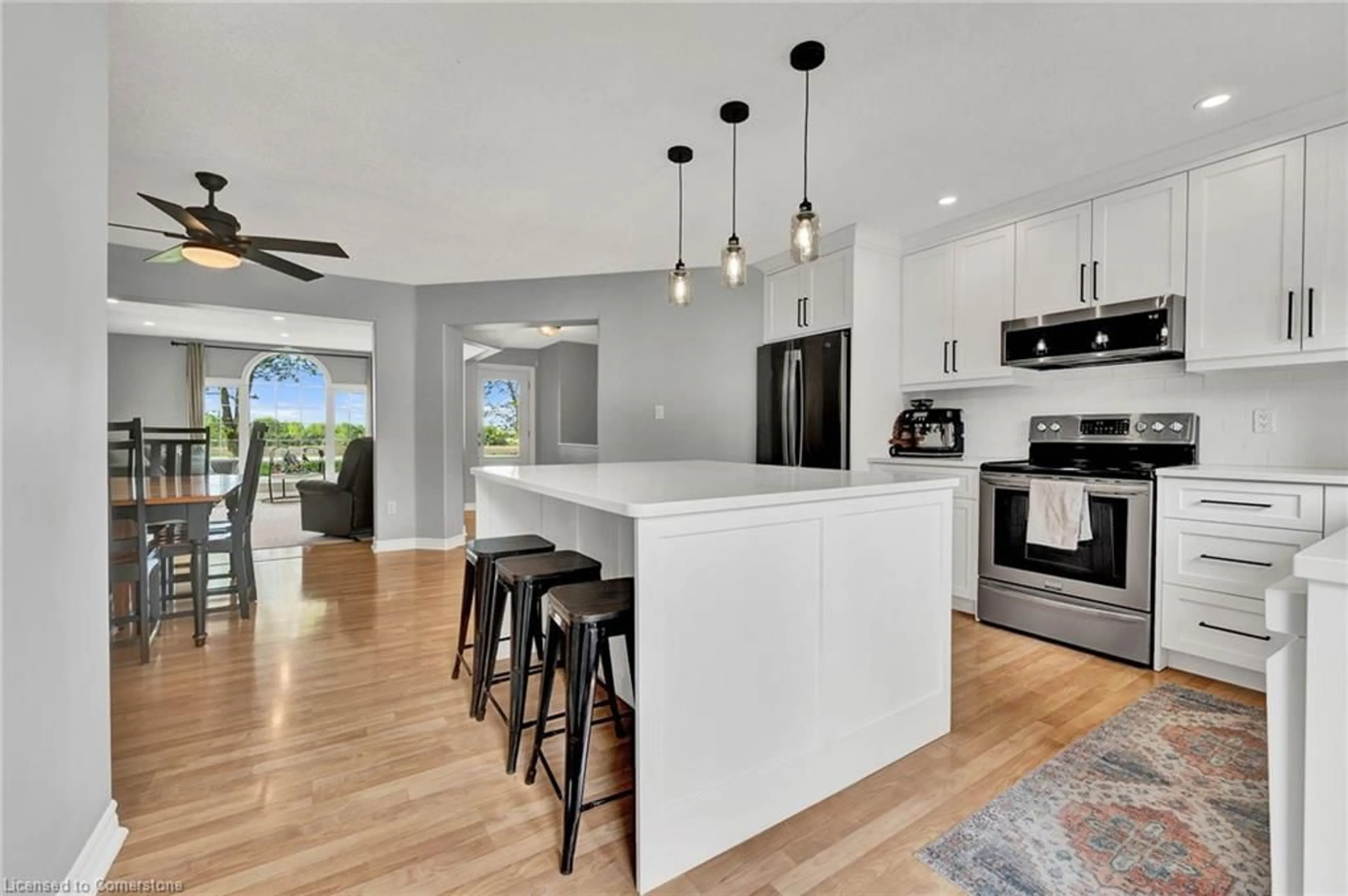 Open concept kitchen, unknown for 7635 Wellington Road 7, Alma Ontario N0B 1A0