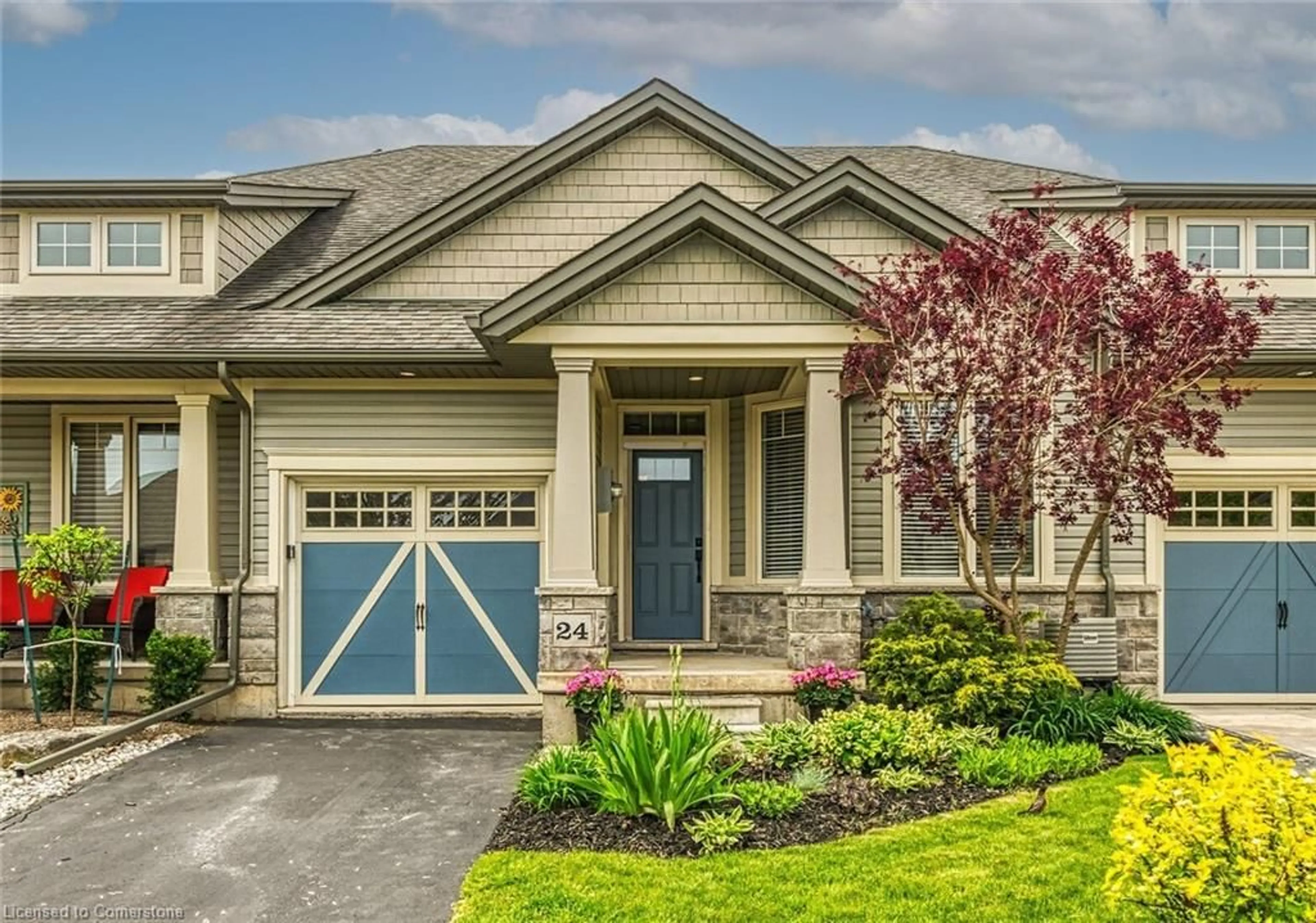 Home with brick exterior material, street for 24 Manorwood Dr, Smithville Ontario L0R 2A0