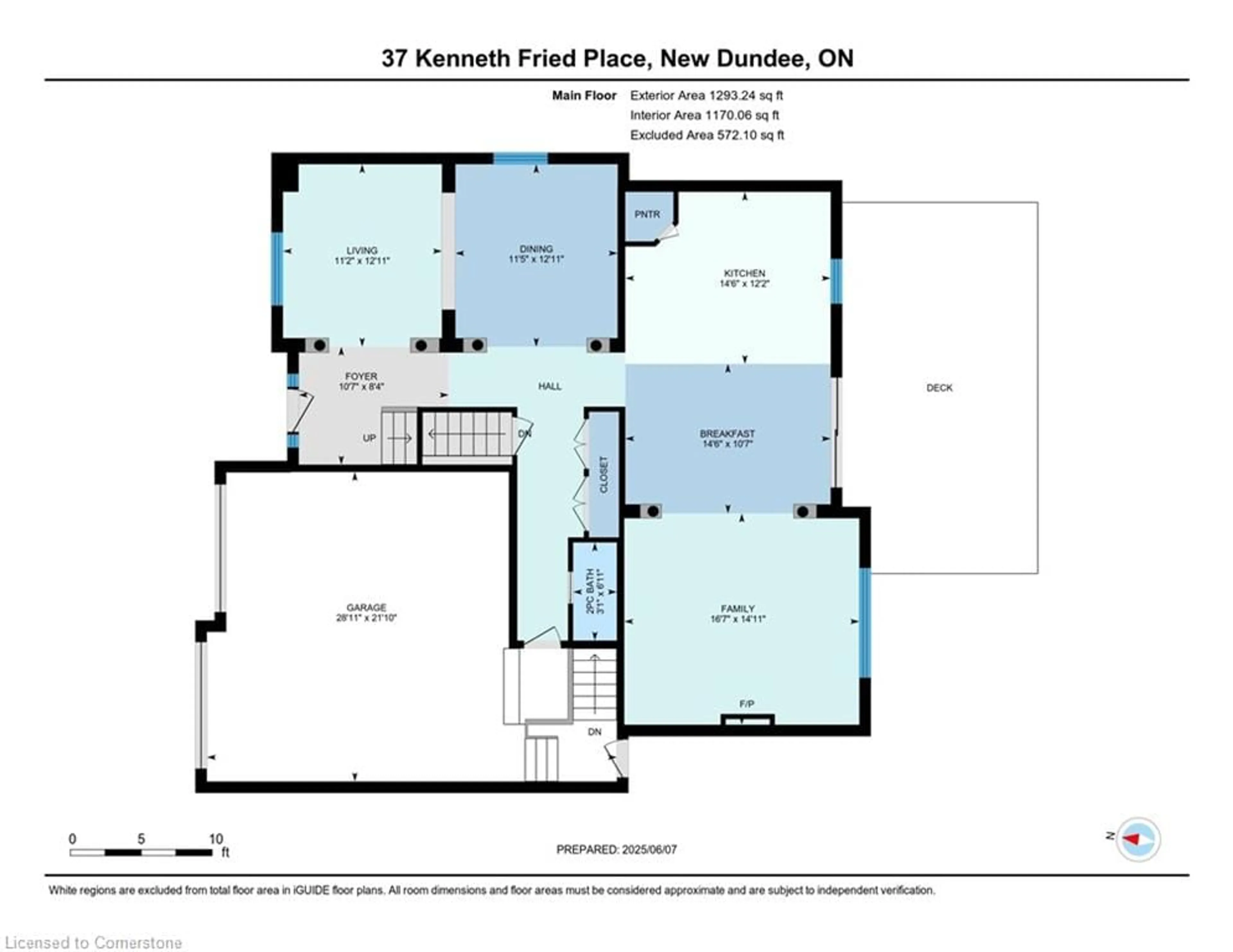 Floor plan for 37 Kenneth Fried Pl, New Dundee Ontario N0B 2E0