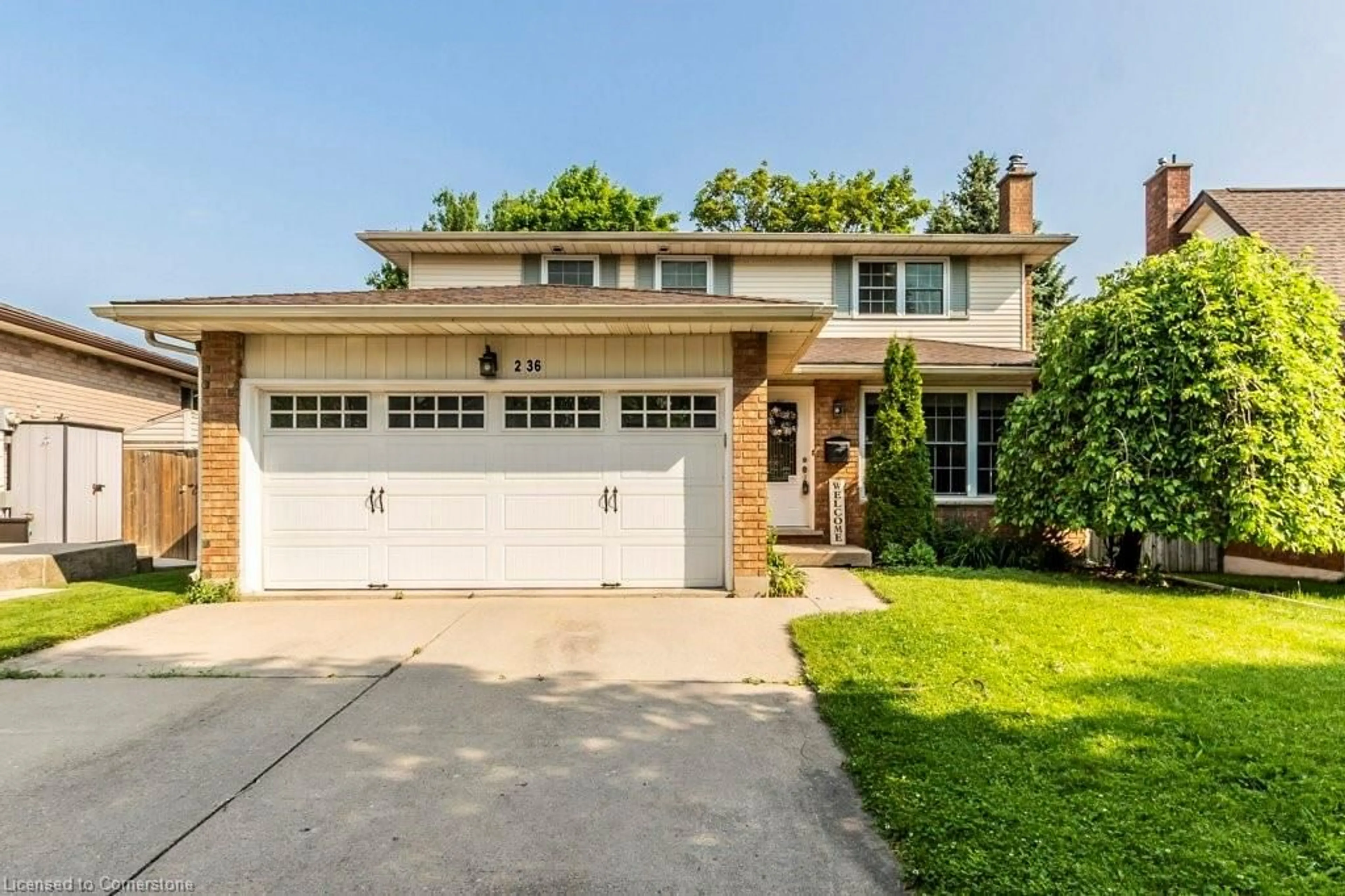 Home with brick exterior material, street for 236 Rittenhouse Rd, Kitchener Ontario N2E 2V5