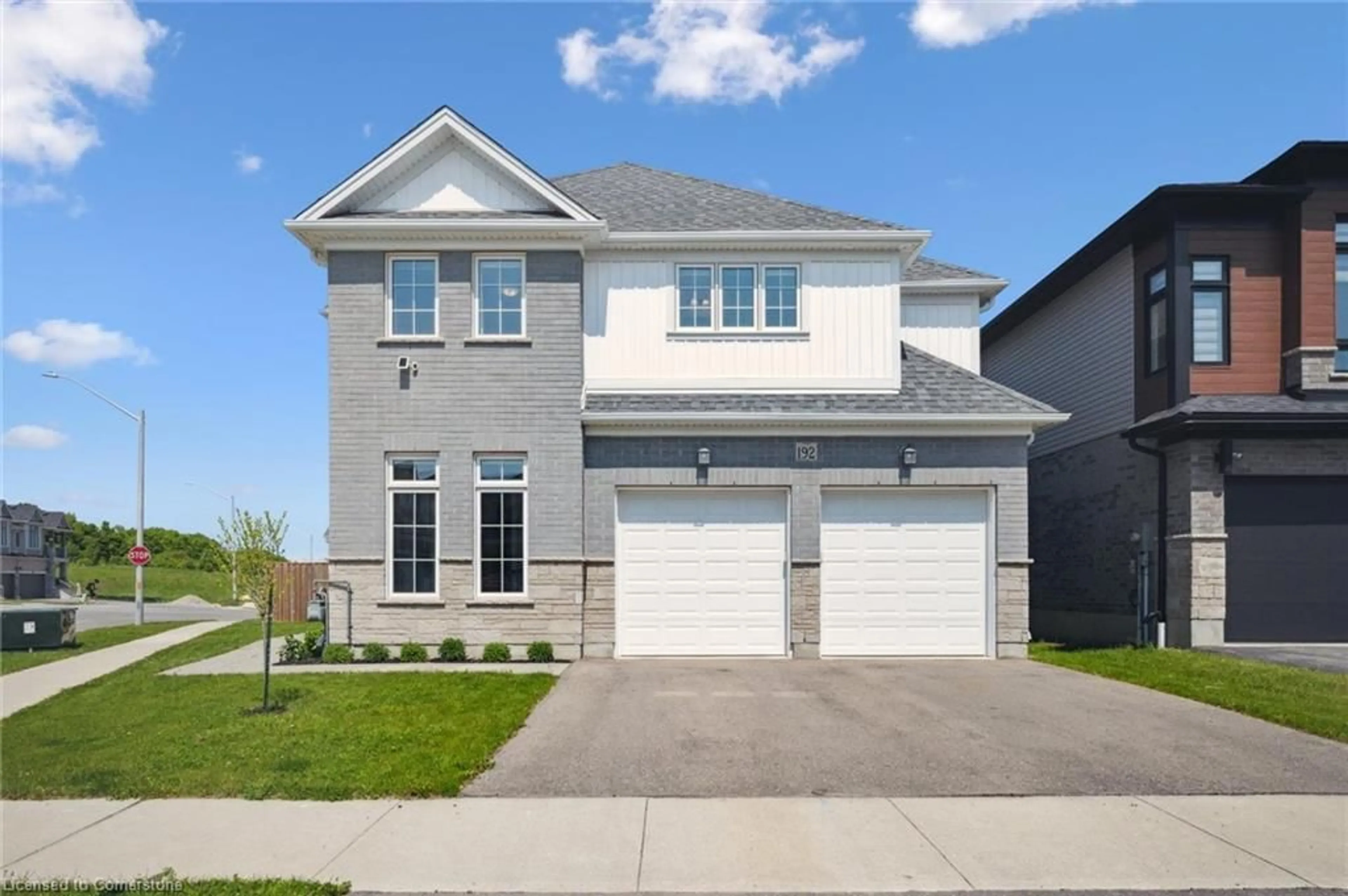 Home with brick exterior material, street for 192 Foamflower Pl, Waterloo Ontario N2V 0G9