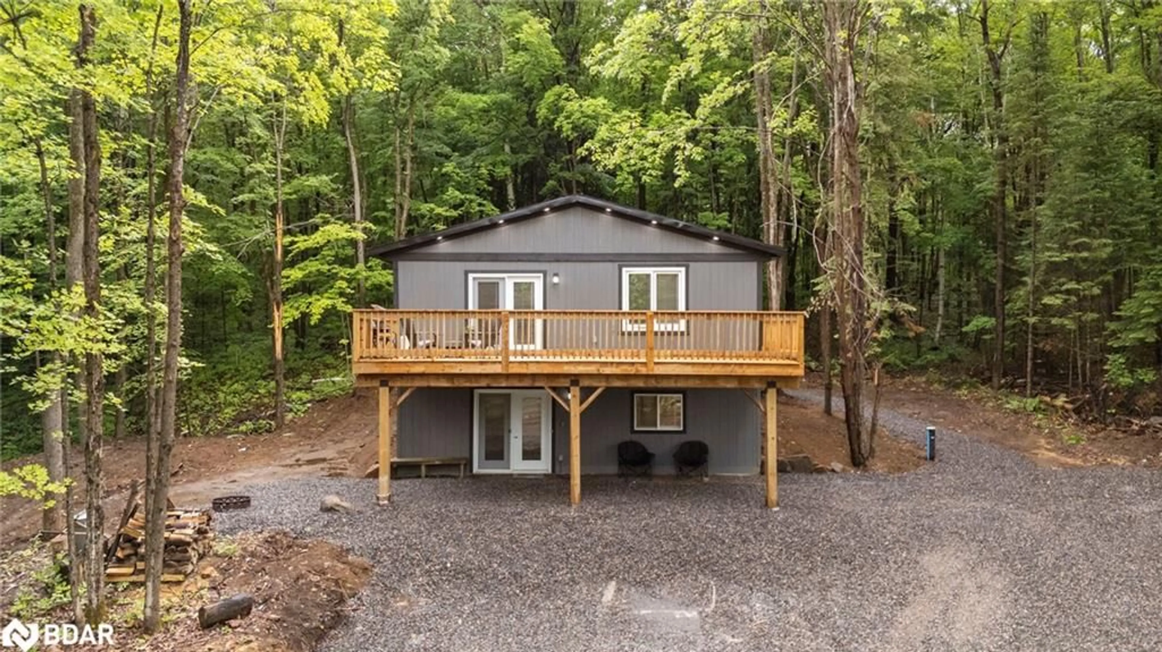 A pic from outside/outdoor area/front of a property/back of a property/a pic from drone, unknown for 1057 Twelve Mile Lake Road Rd, Minden Ontario K0M 2K0