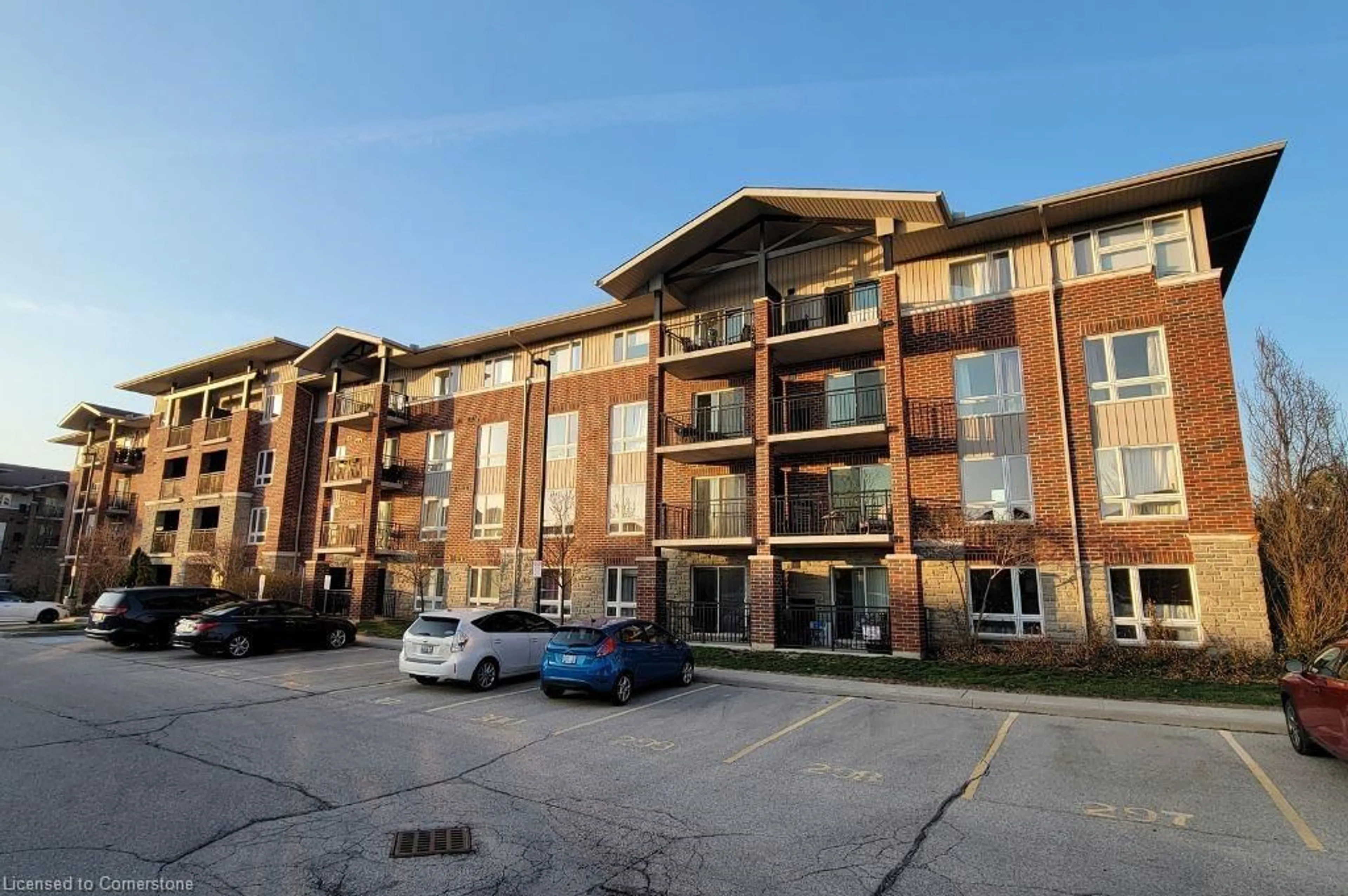 A pic from outside/outdoor area/front of a property/back of a property/a pic from drone, building for 41 Goodwin Dr #202, Guelph Ontario N1L 0E7
