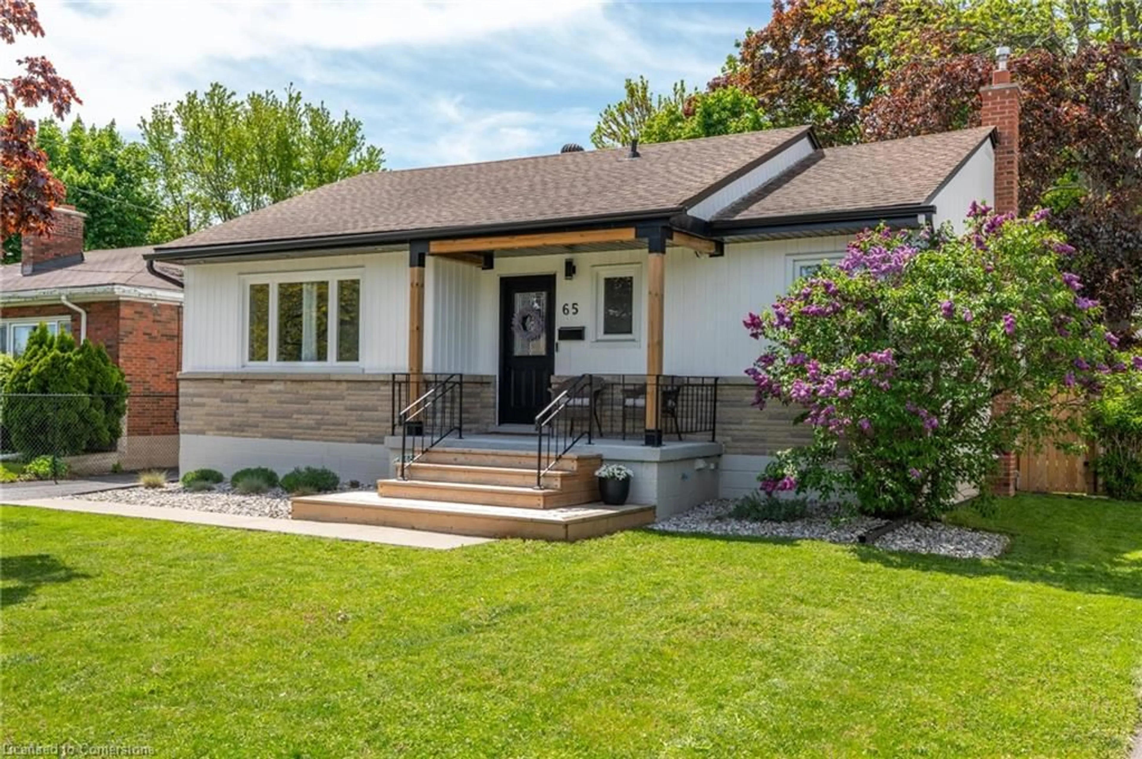 Home with brick exterior material, street for 65 Glenview Dr, Stoney Creek Ontario L8G 2L5