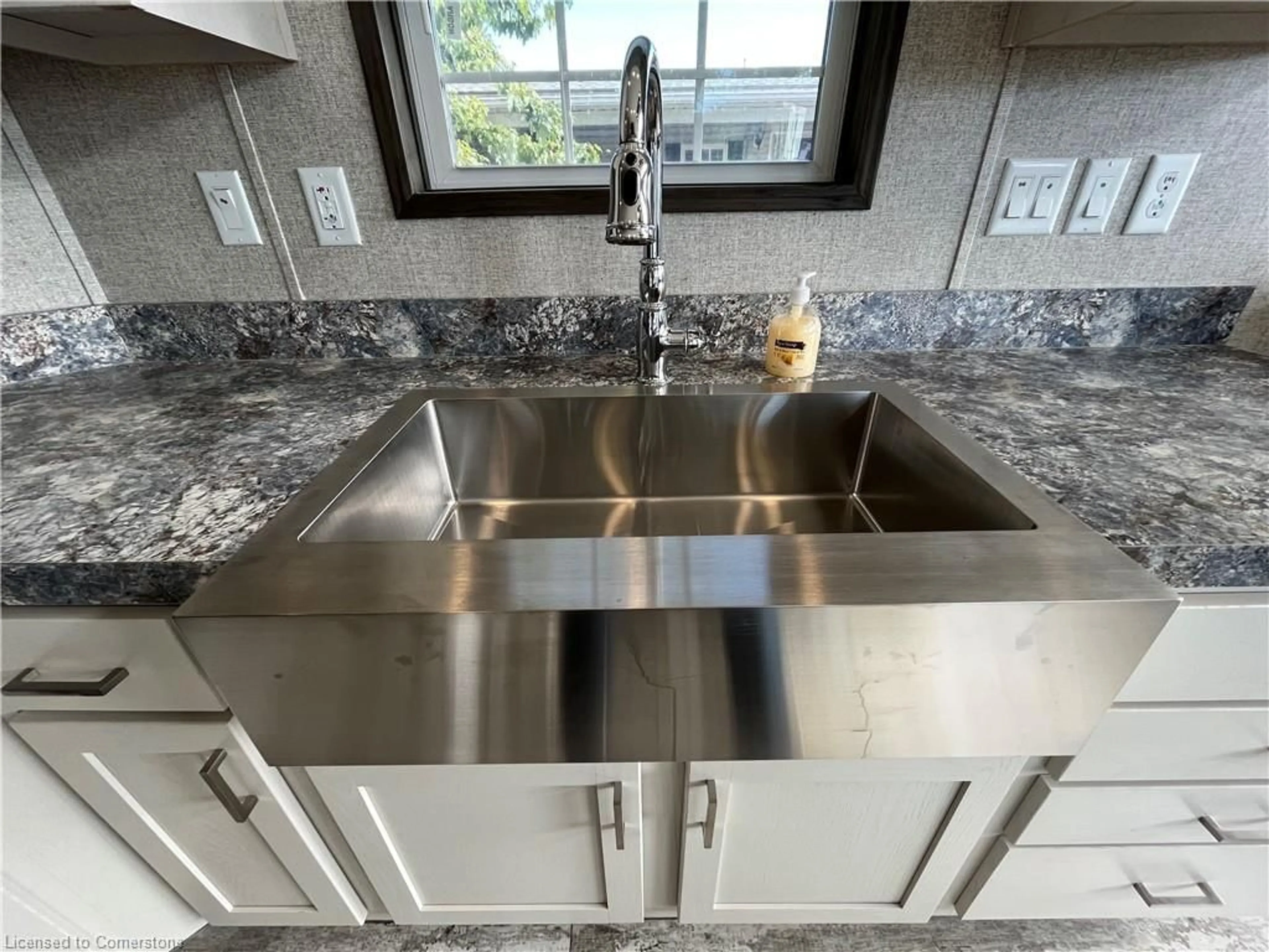 Contemporary kitchen, ceramic/tile floor for 274 Front Rd #51, St. Williams Ontario N0E 1P0