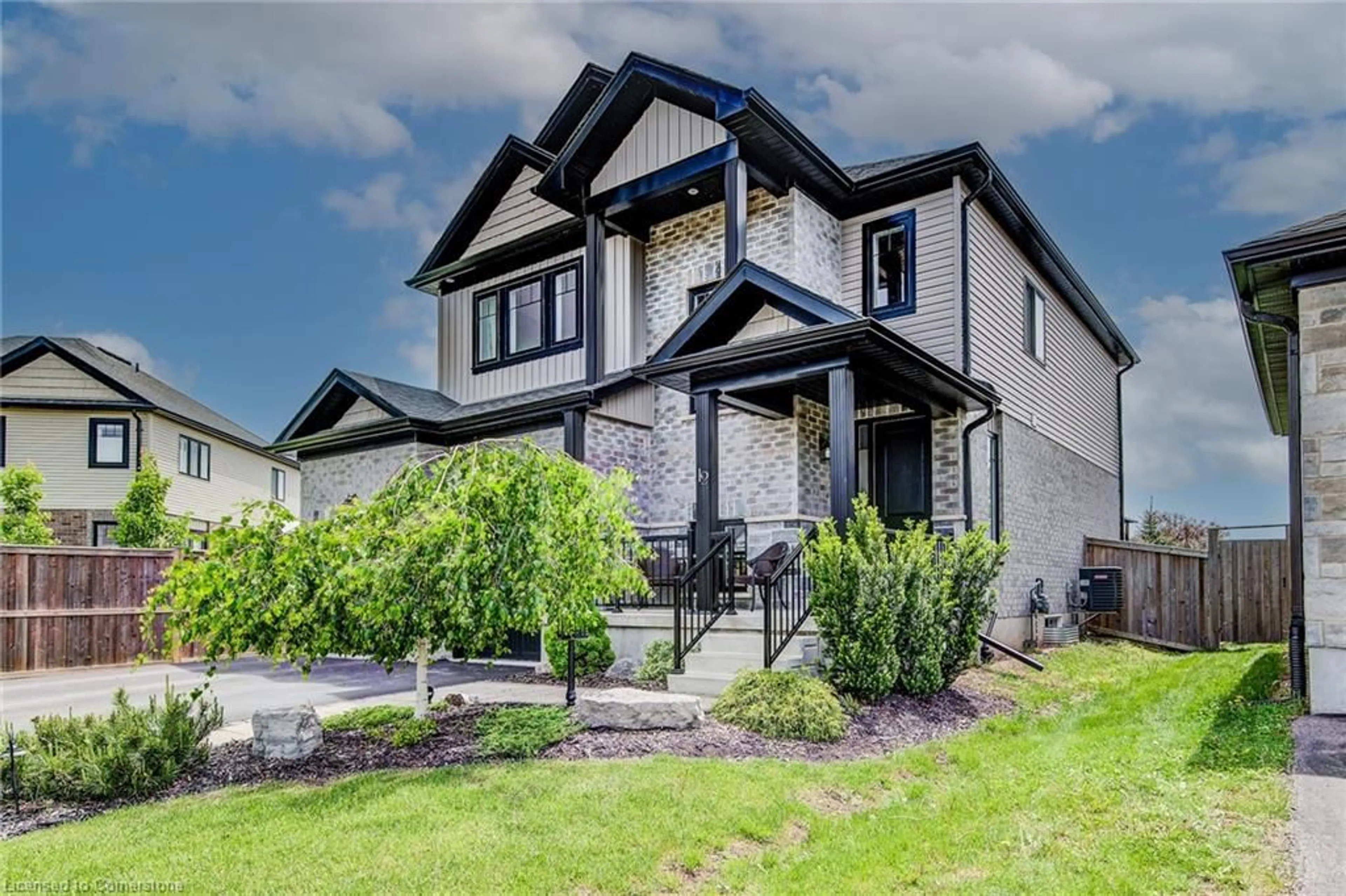 Home with brick exterior material, street for 12 Stier Rd, New Hamburg Ontario N3A 4N7