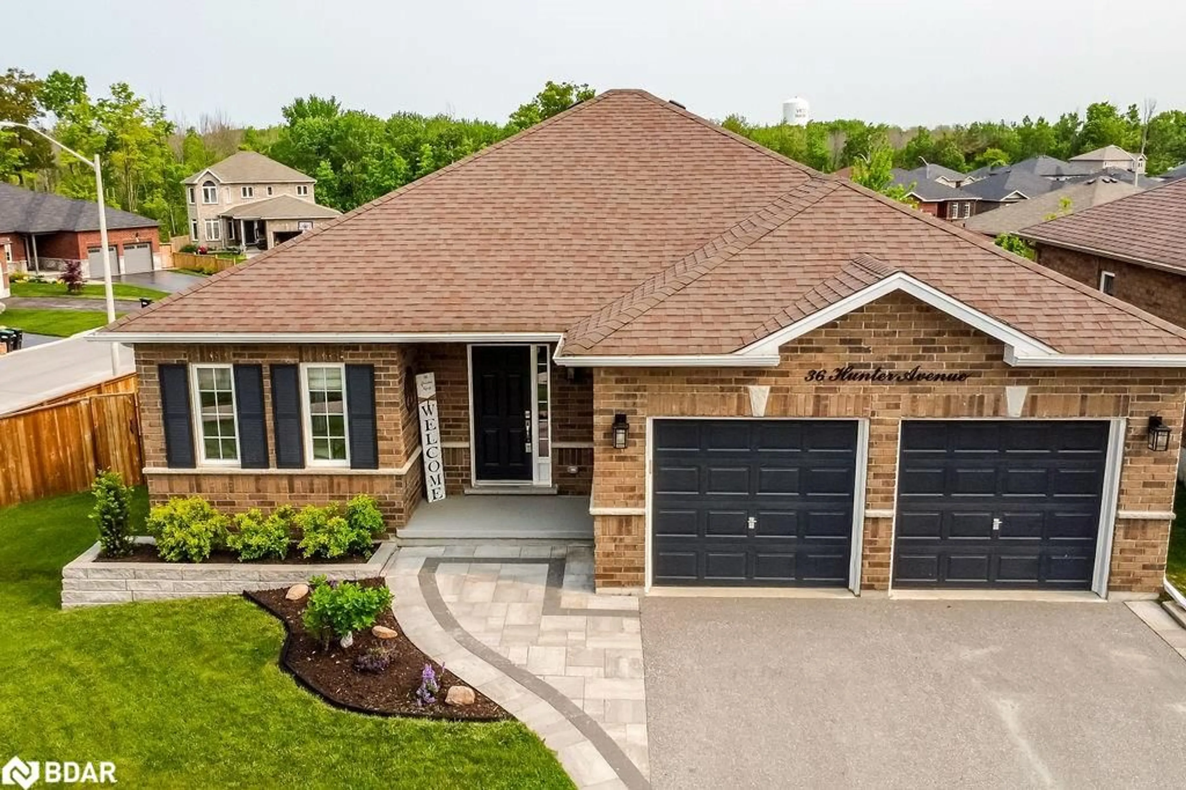 Home with brick exterior material, street for 36 Hunter Ave, Victoria Harbour Ontario L0K 2A0