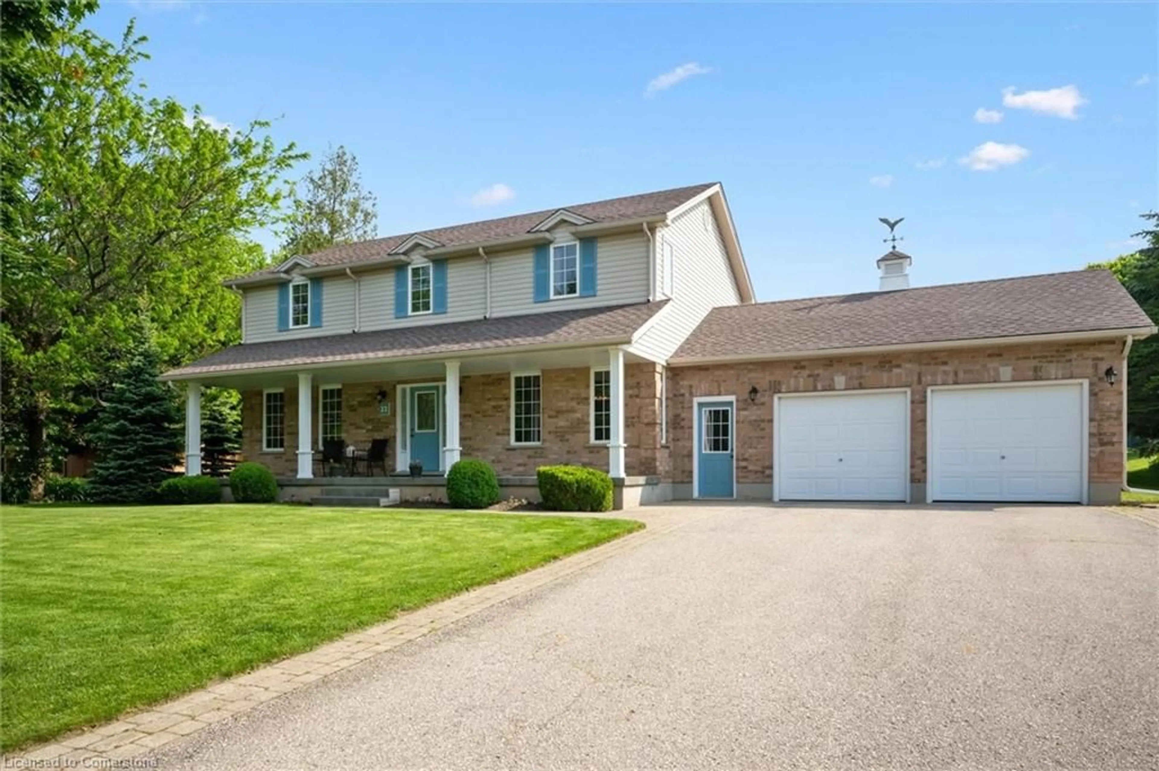 Home with vinyl exterior material, street for 22 Jason Dr, Guelph Ontario N1E 0N3