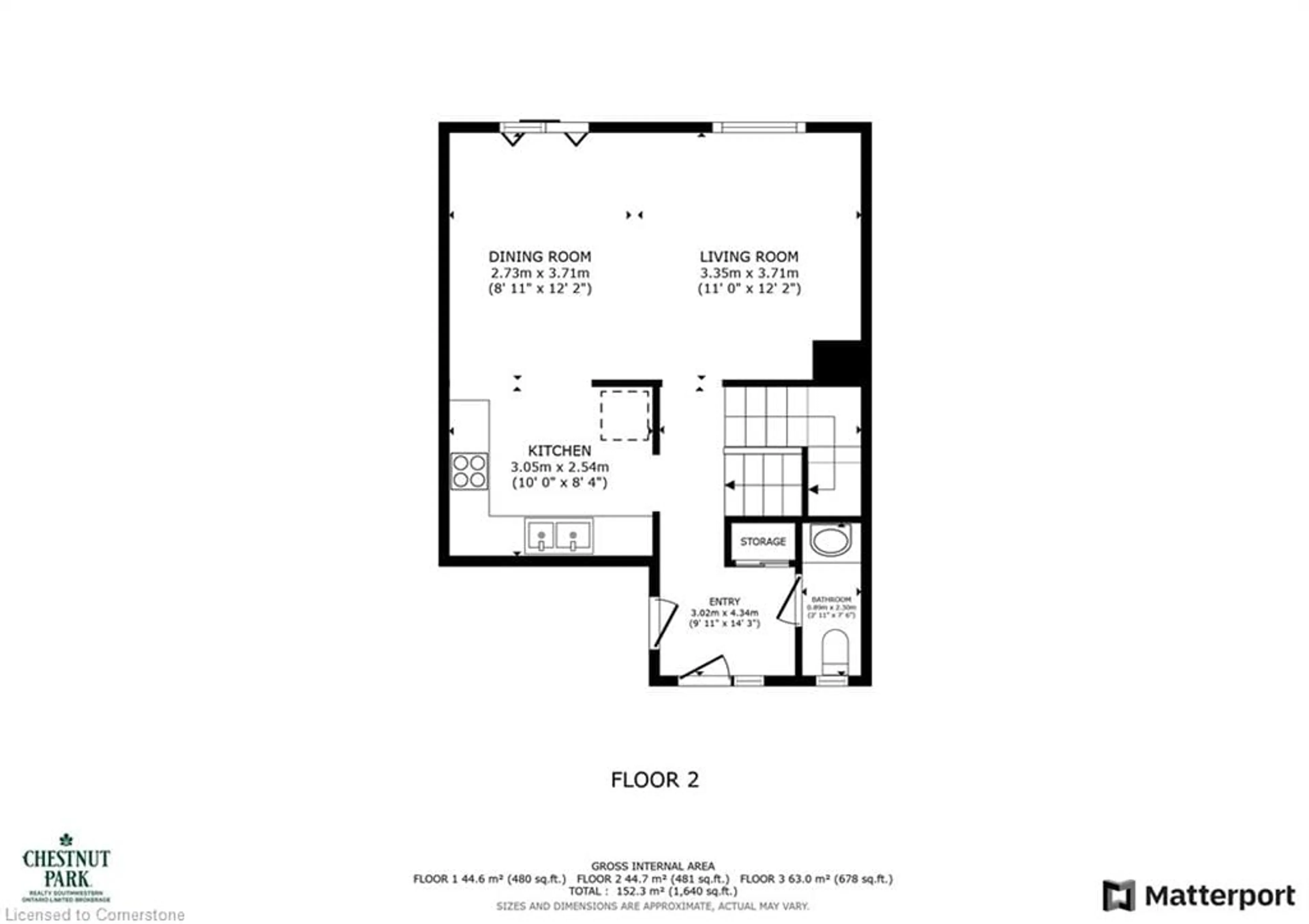 Floor plan for 29 Paulander Dr #17, Kitchener Ontario N2M 5L2