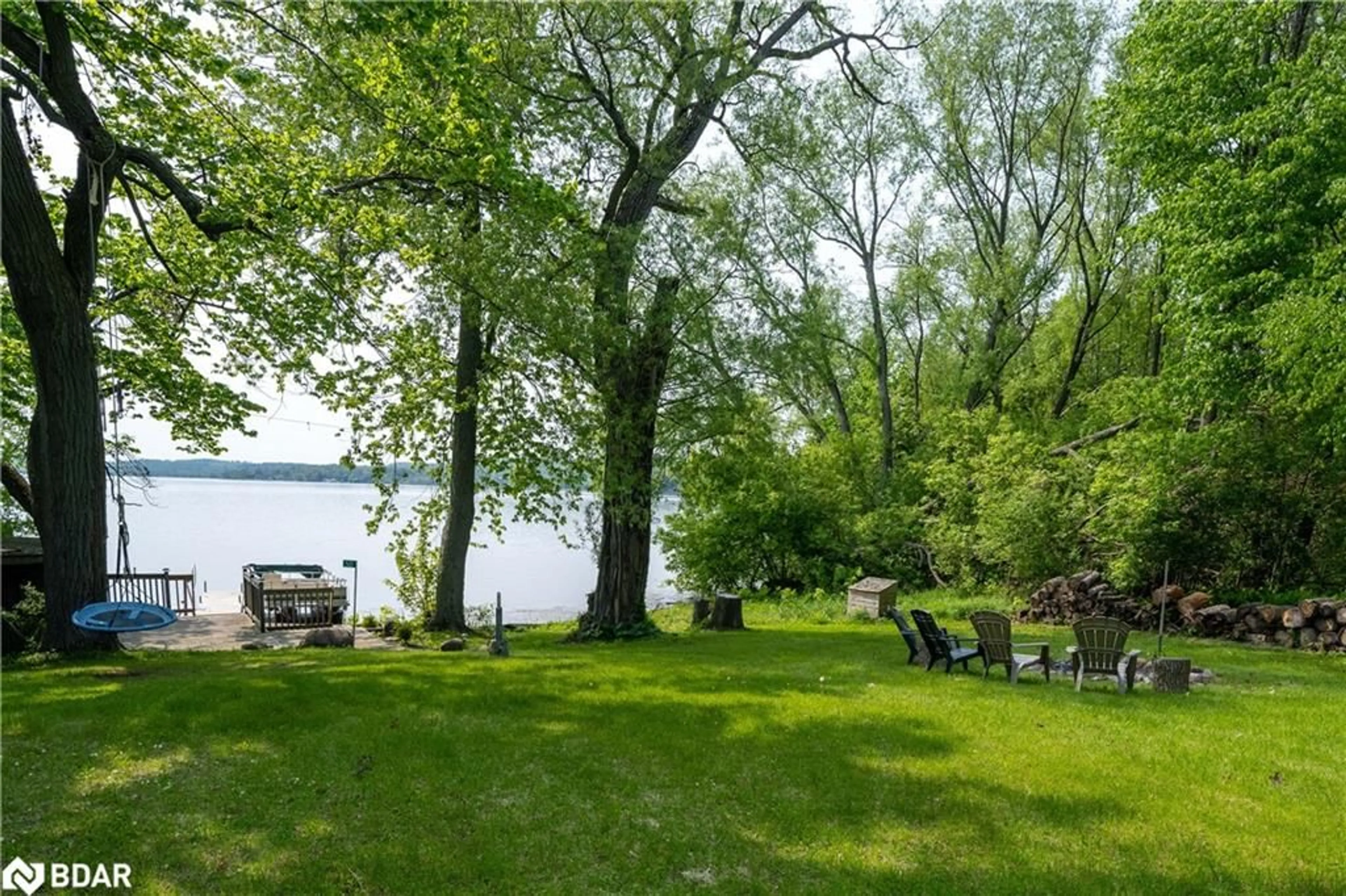 Patio, water/lake/river/ocean view for 50 Long Island, Bailieboro Ontario K0L 1B0