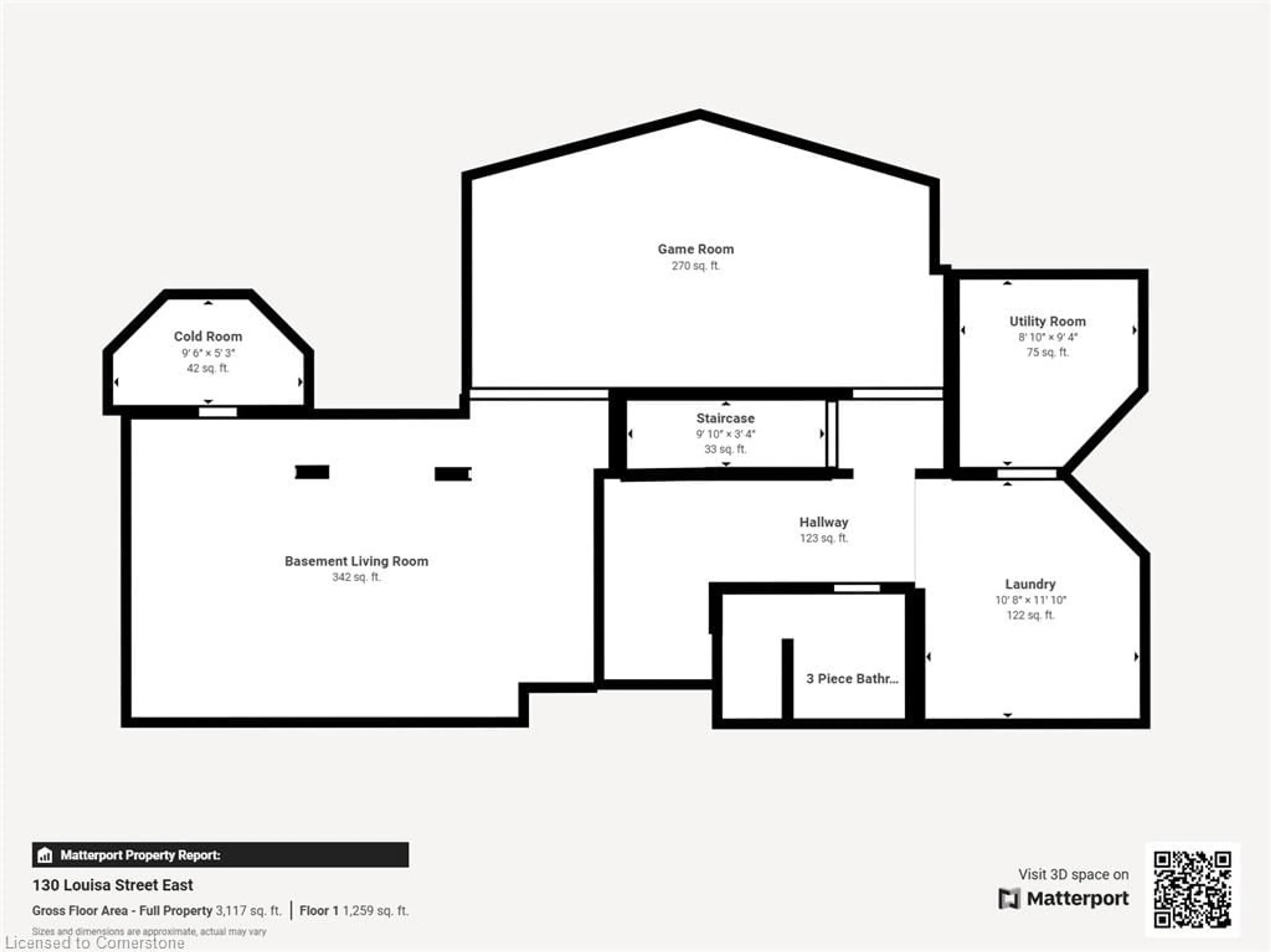 Floor plan for 130 Louisa St, Thornbury Ontario N0H 2P0