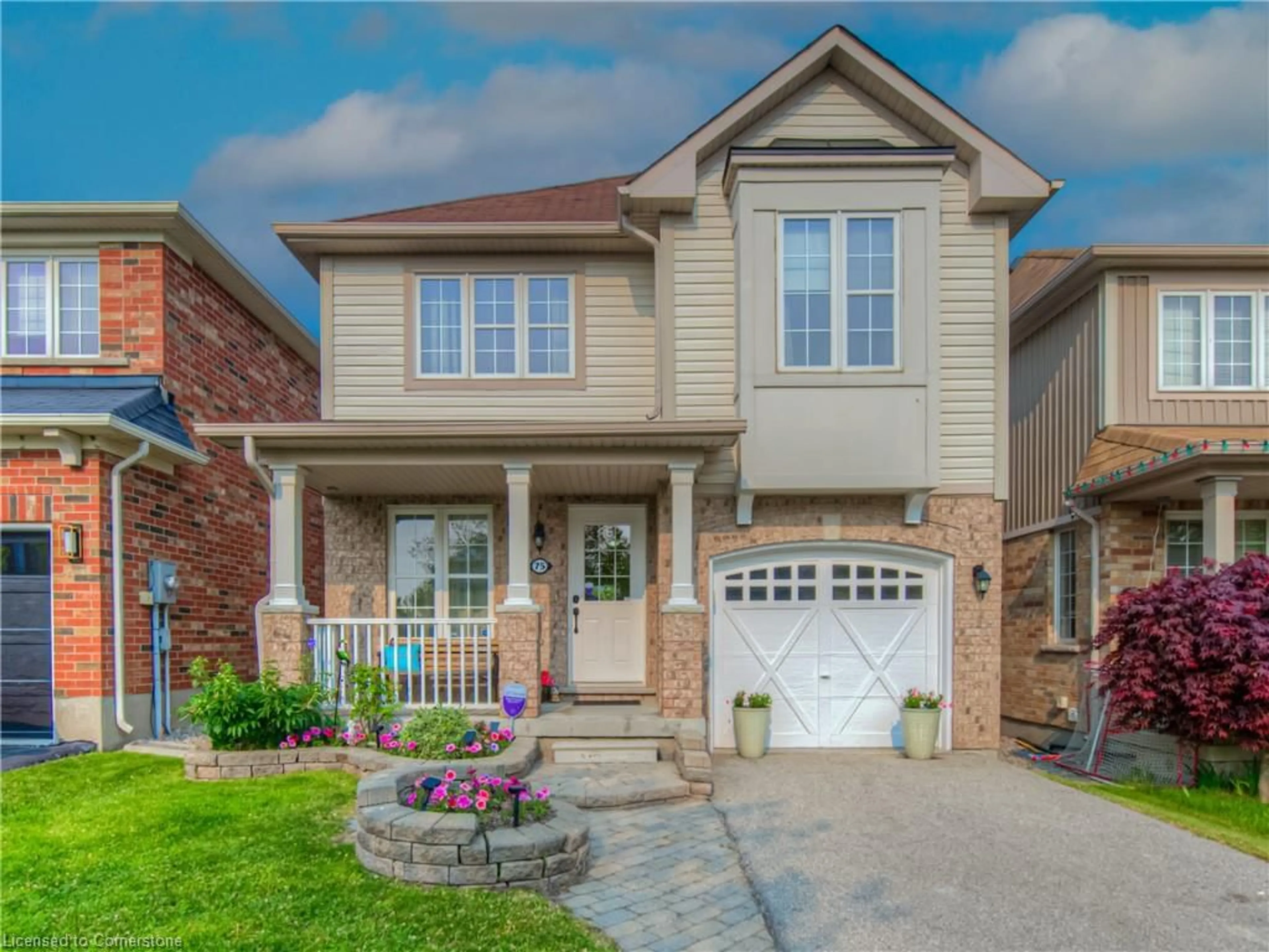 Home with brick exterior material, street for 75 Norwich Rd, Woolwich Ontario N0B 1M0