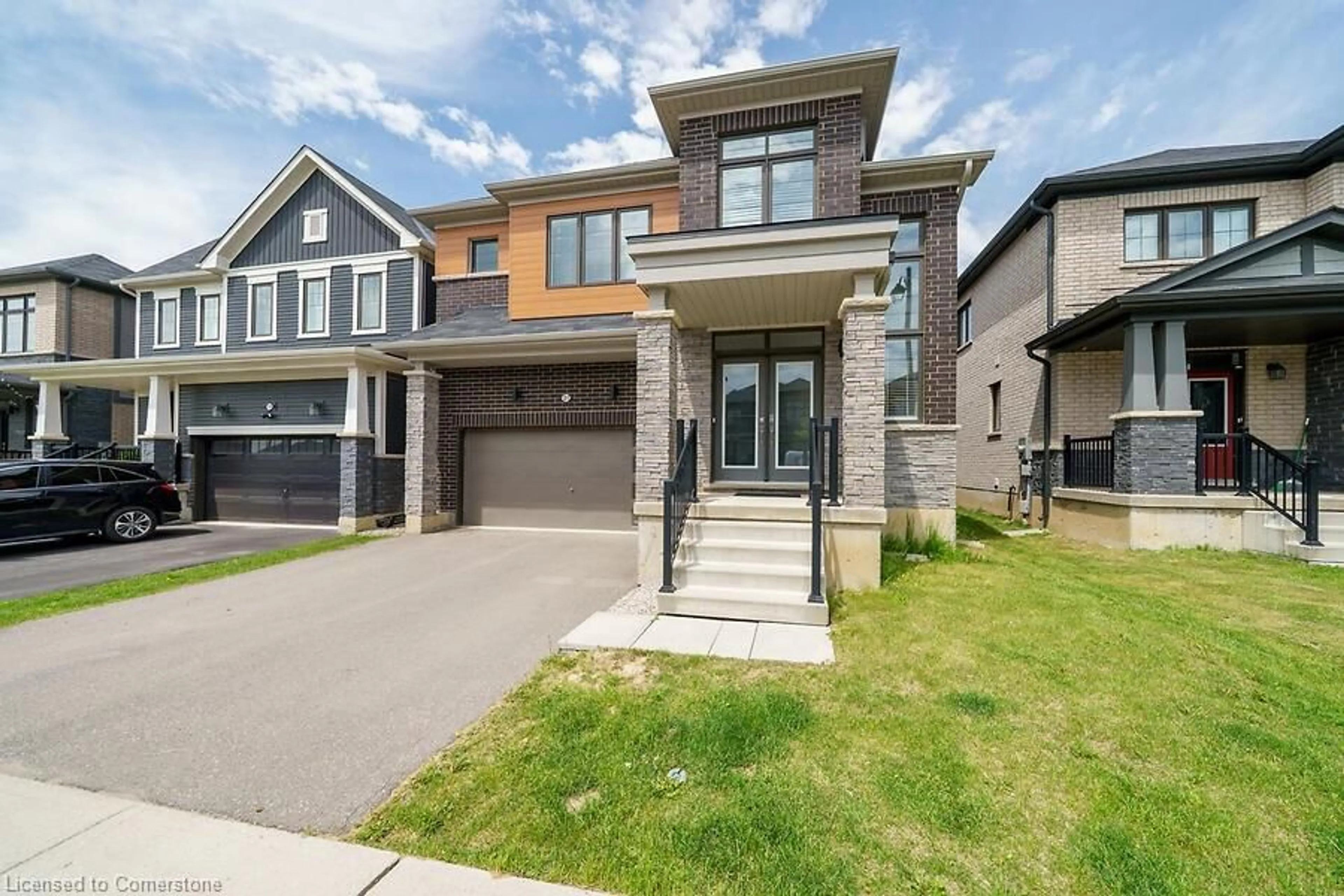 Home with brick exterior material, street for 21 Lillian Way, Caledonia Ontario N3W 0C6