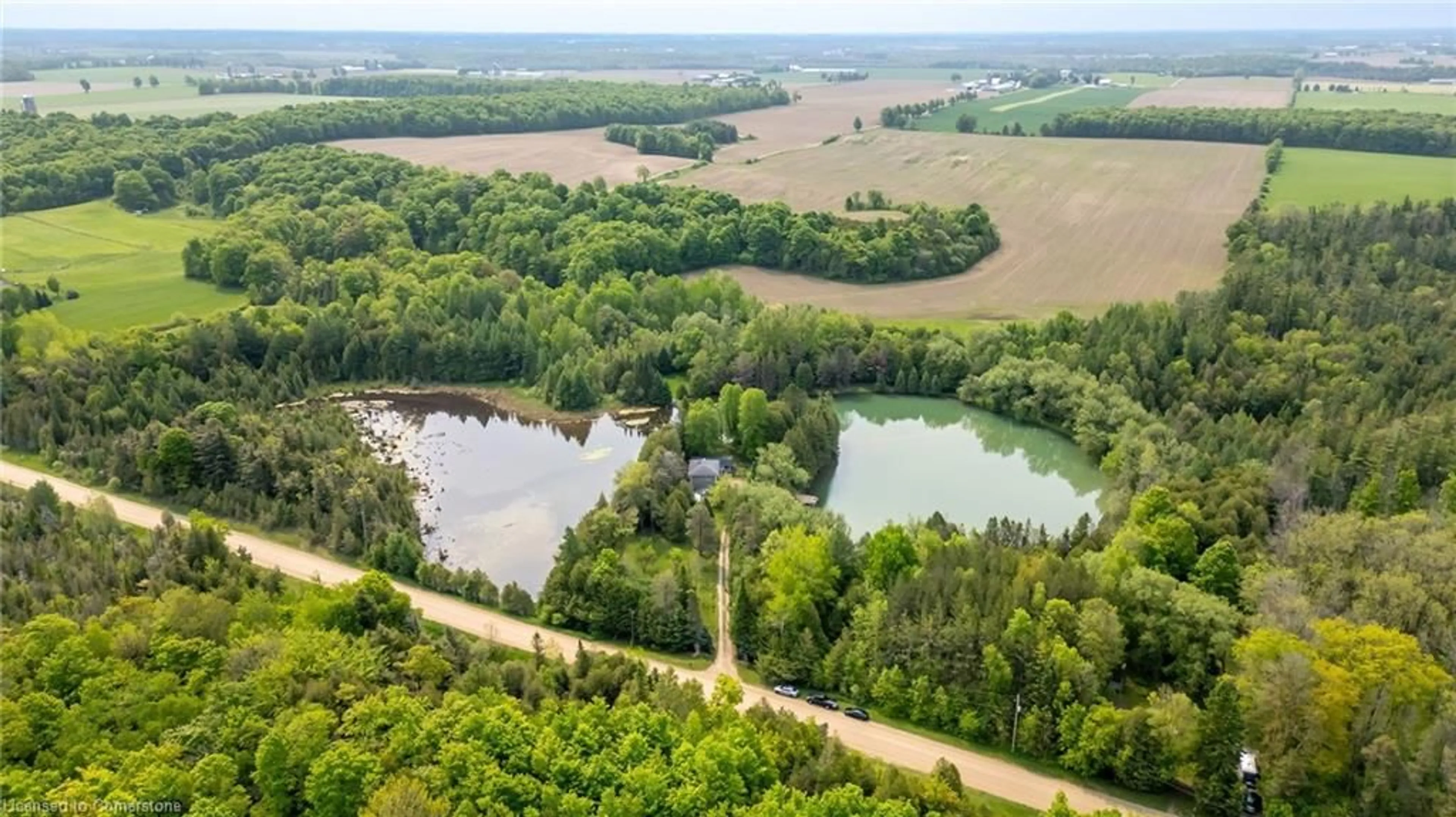 A pic from outside/outdoor area/front of a property/back of a property/a pic from drone, water/lake/river/ocean view for 84048 Southgate Rd 8 Rd, Southgate Ontario N0G 2L0