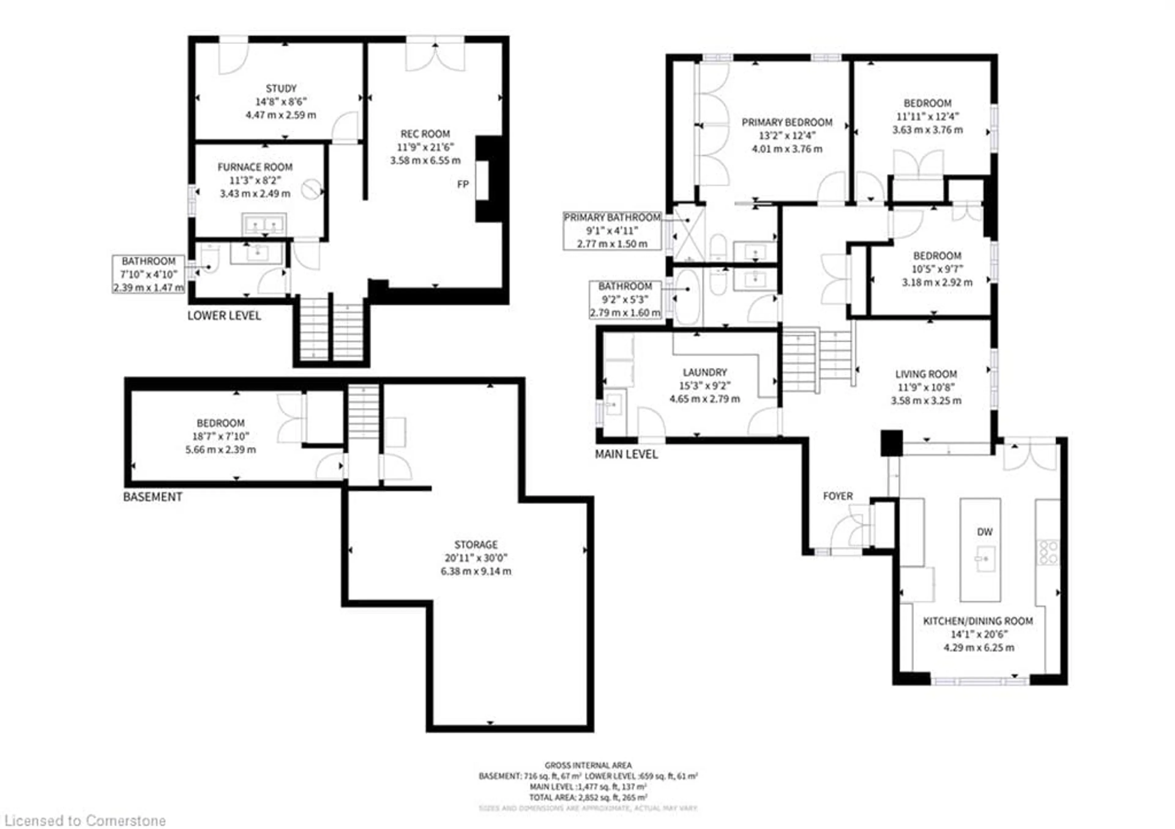 Floor plan for 2345 Cavendish Dr, Burlington Ontario L7P 3B5