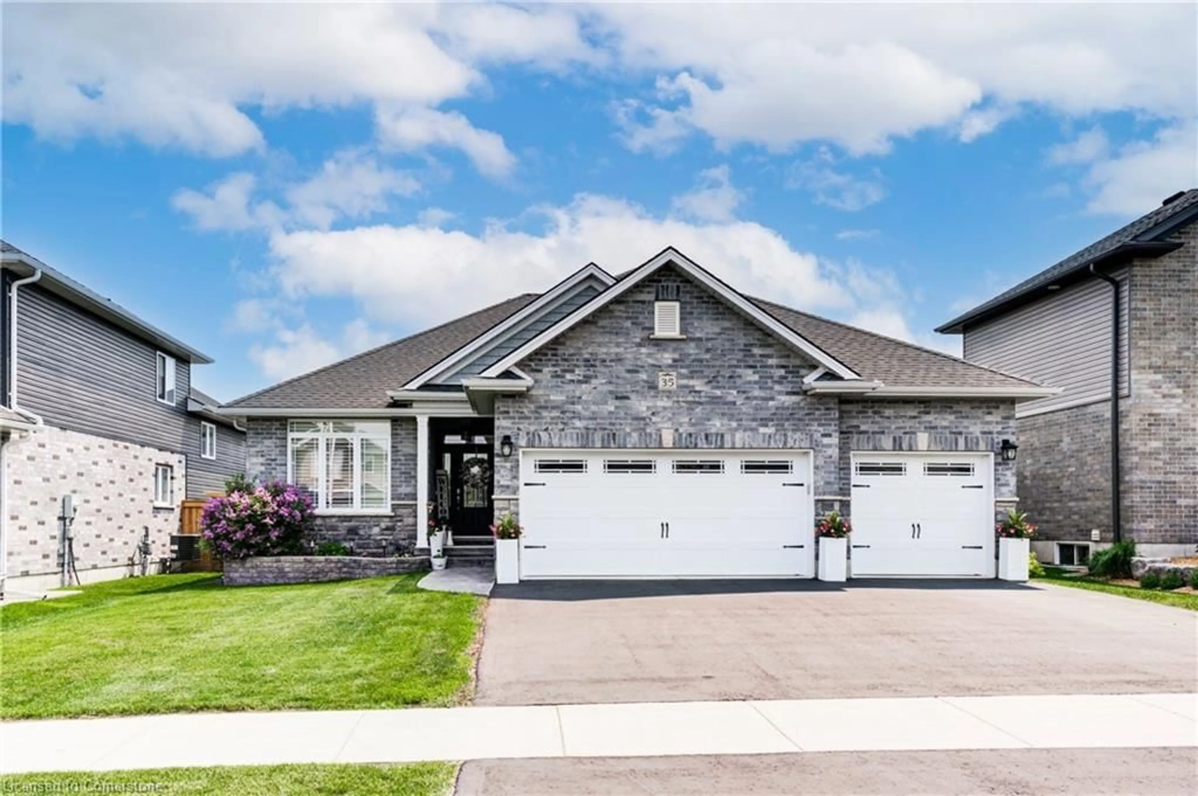 Home with brick exterior material, street for 35 Lock St, Innerkip Ontario N0J 1M0