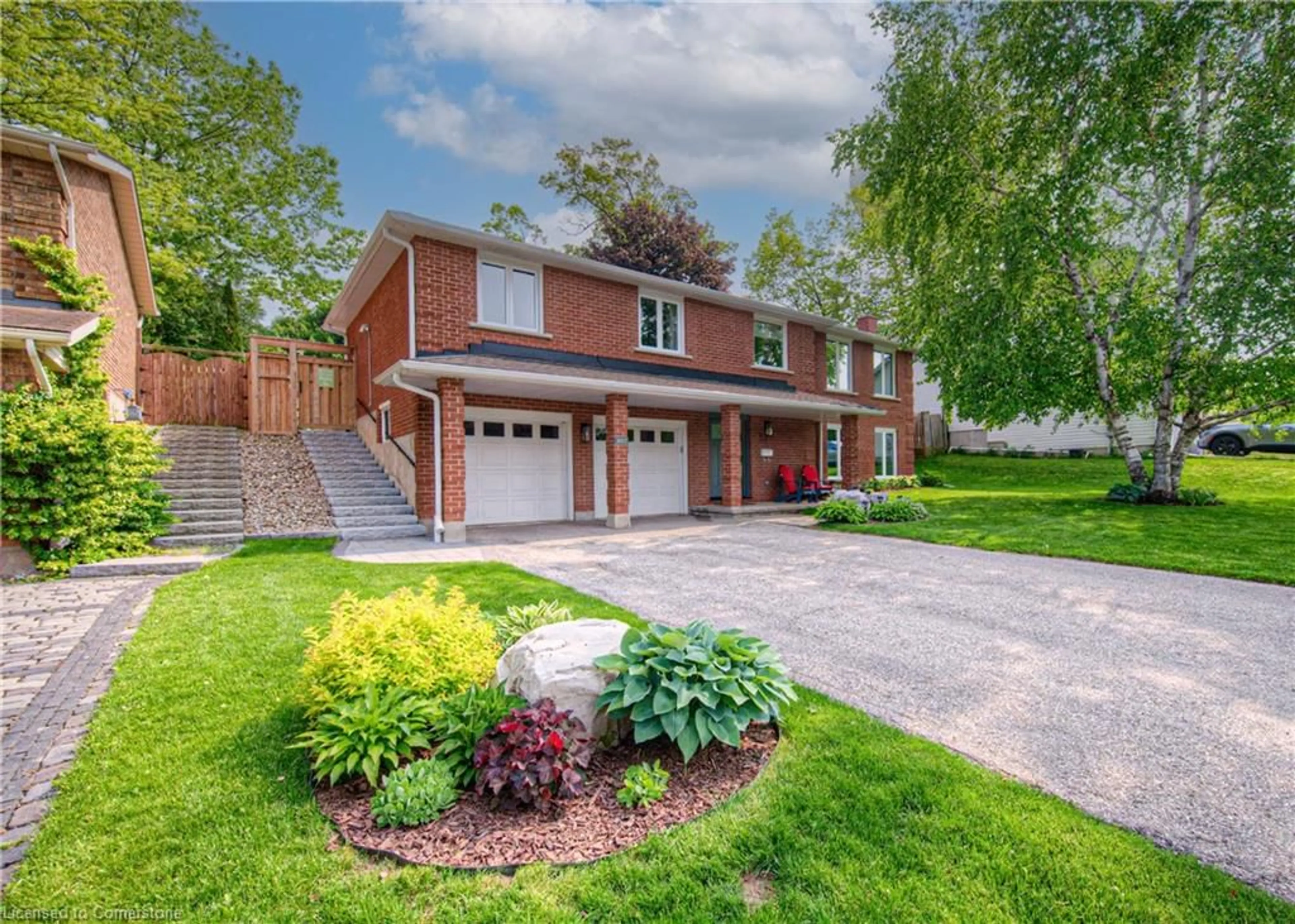 Home with brick exterior material, street for 207 Grand Ridge Dr, Cambridge Ontario N1S 4V6